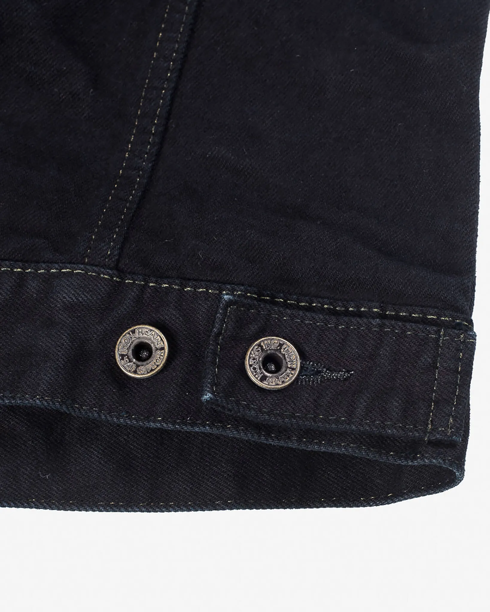 14oz Selvedge Denim Modified Type III Jacket - Indigo Overdyed Black