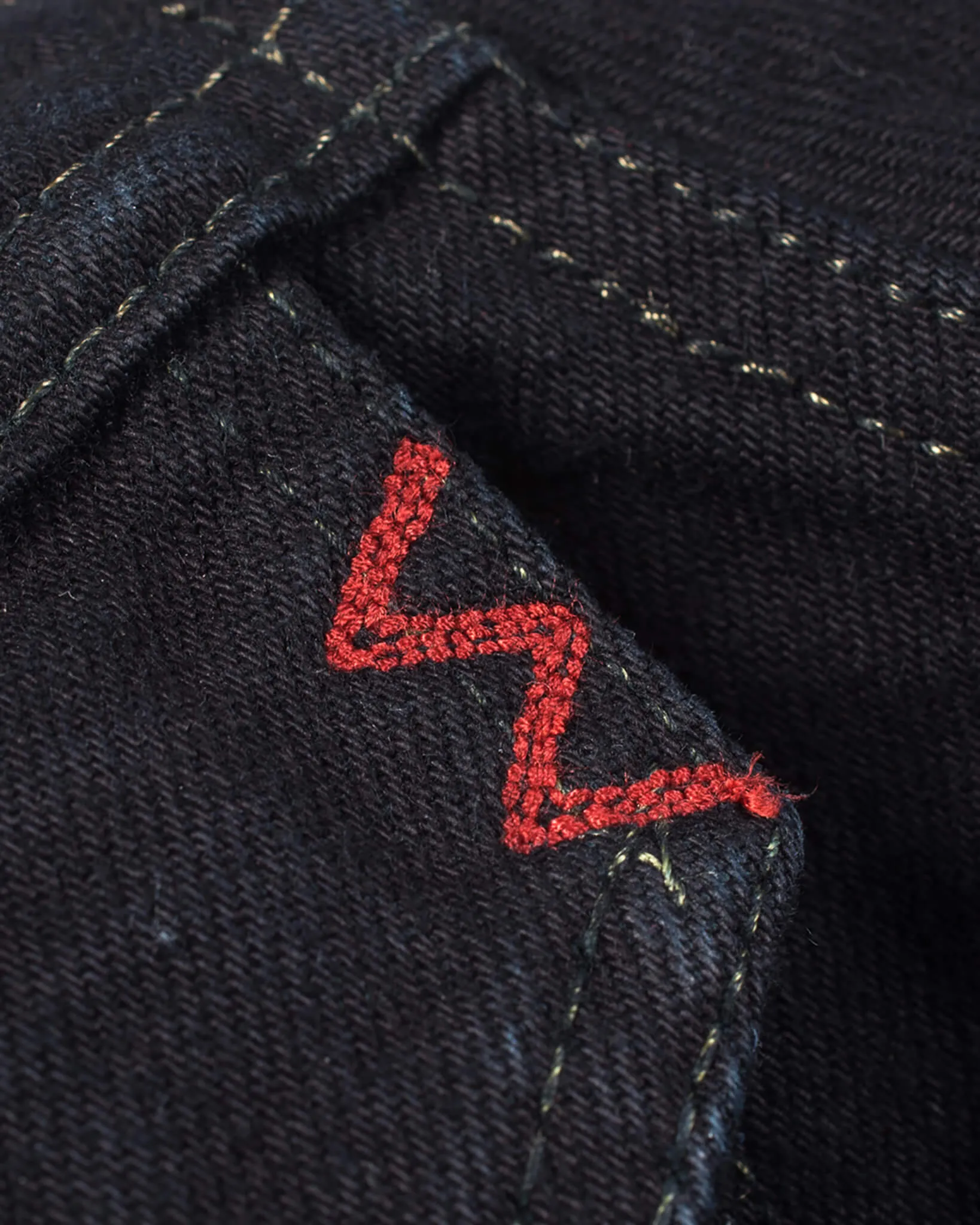 14oz Selvedge Denim Modified Type III Jacket - Indigo Overdyed Black