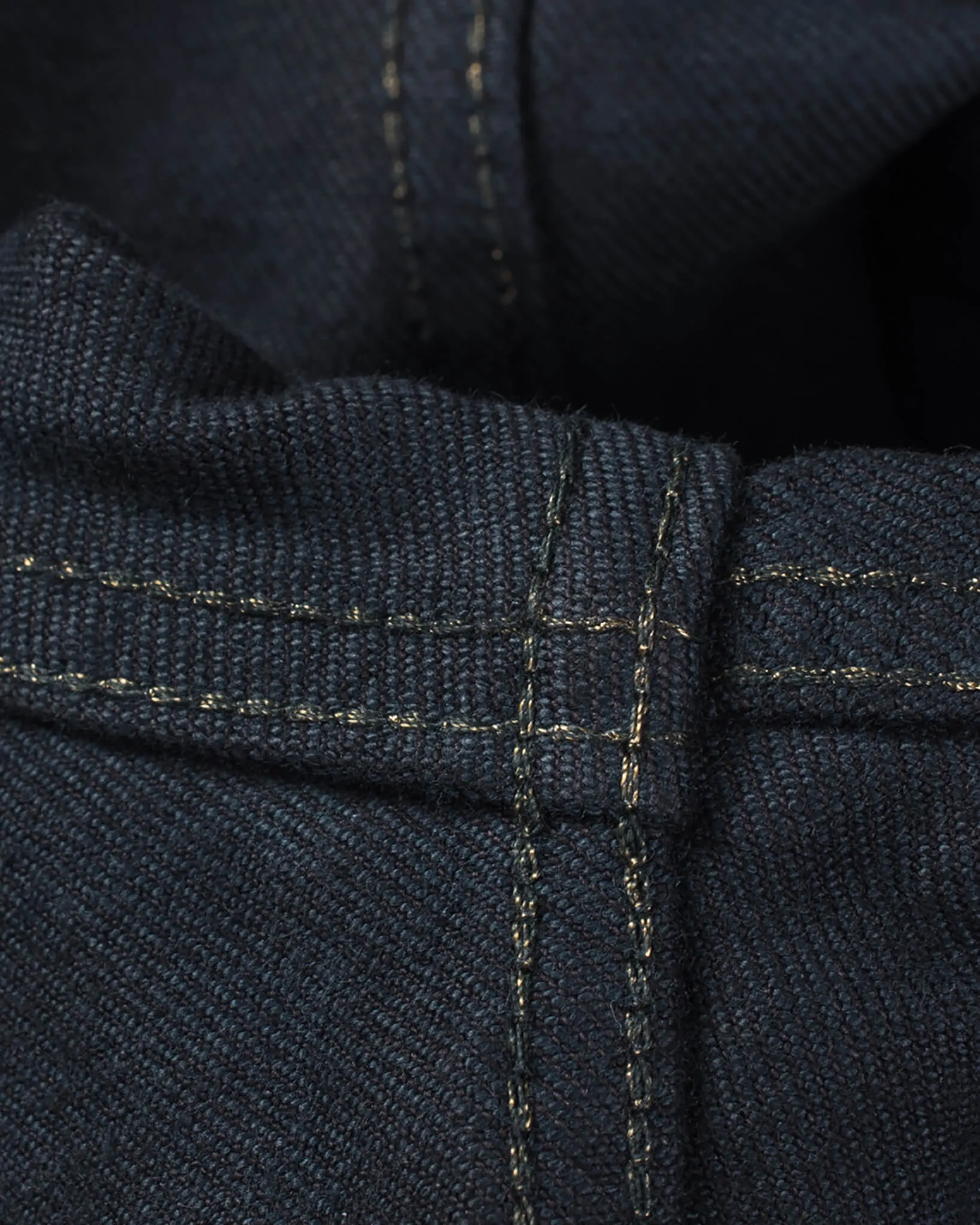 14oz Selvedge Denim Modified Type III Jacket - Indigo Overdyed Black