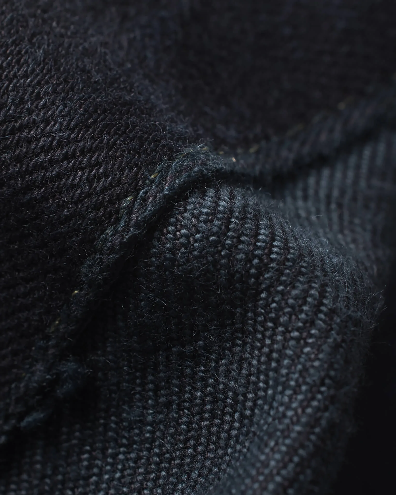 14oz Selvedge Denim Modified Type III Jacket - Indigo Overdyed Black