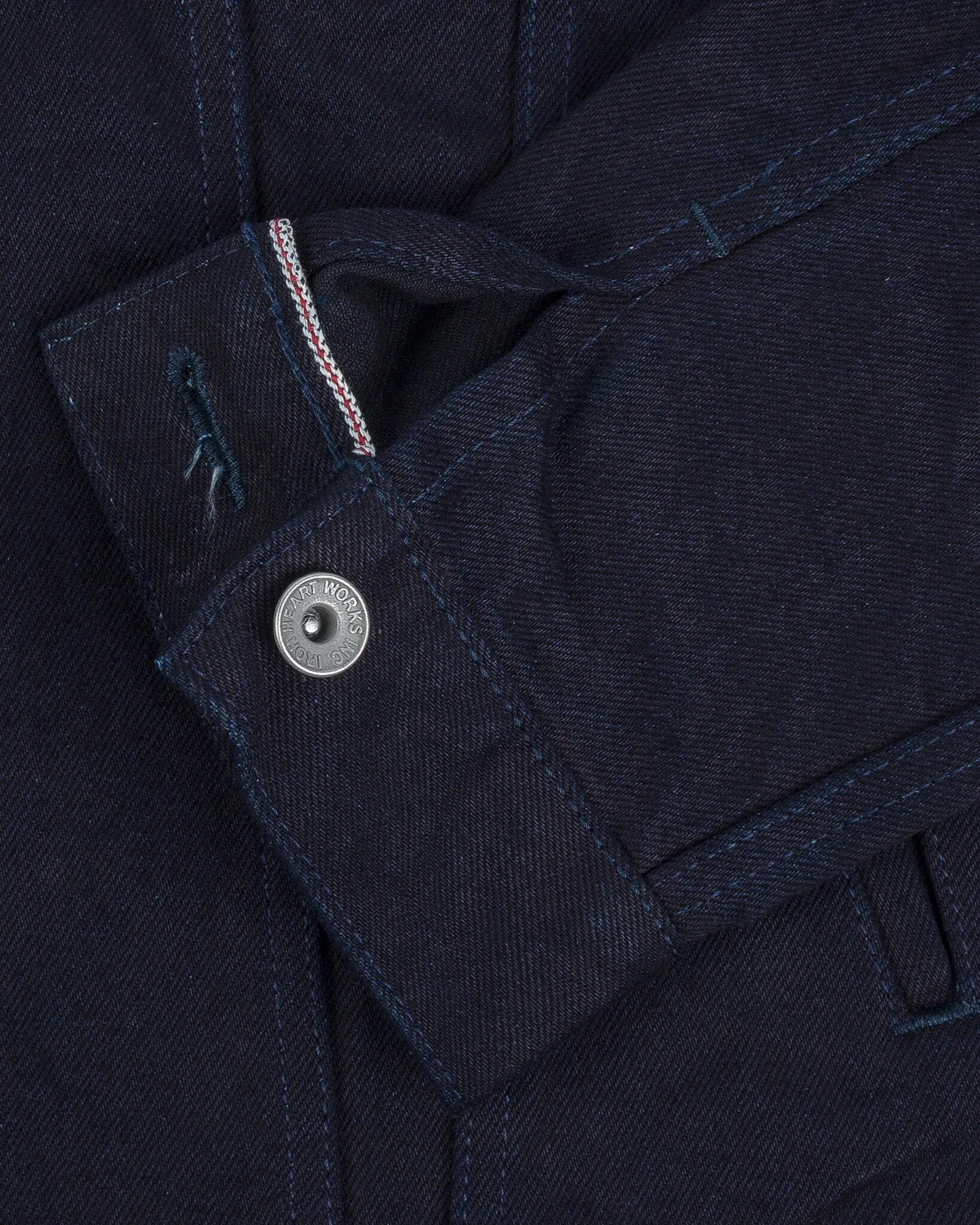 14oz Selvedge Denim Modified Type III Jacket -  Indigo/Black