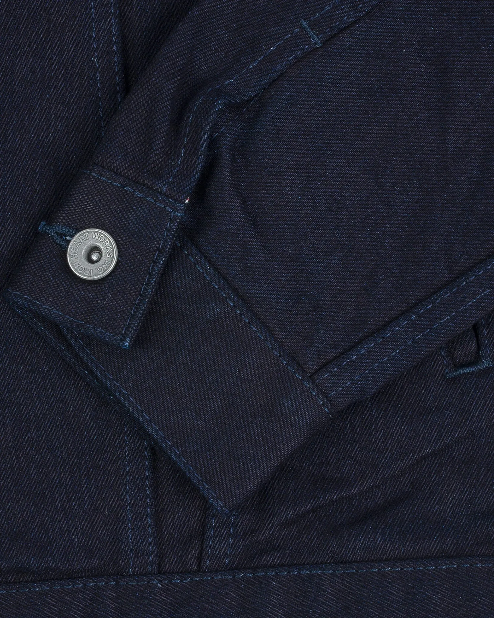 14oz Selvedge Denim Modified Type III Jacket -  Indigo/Black