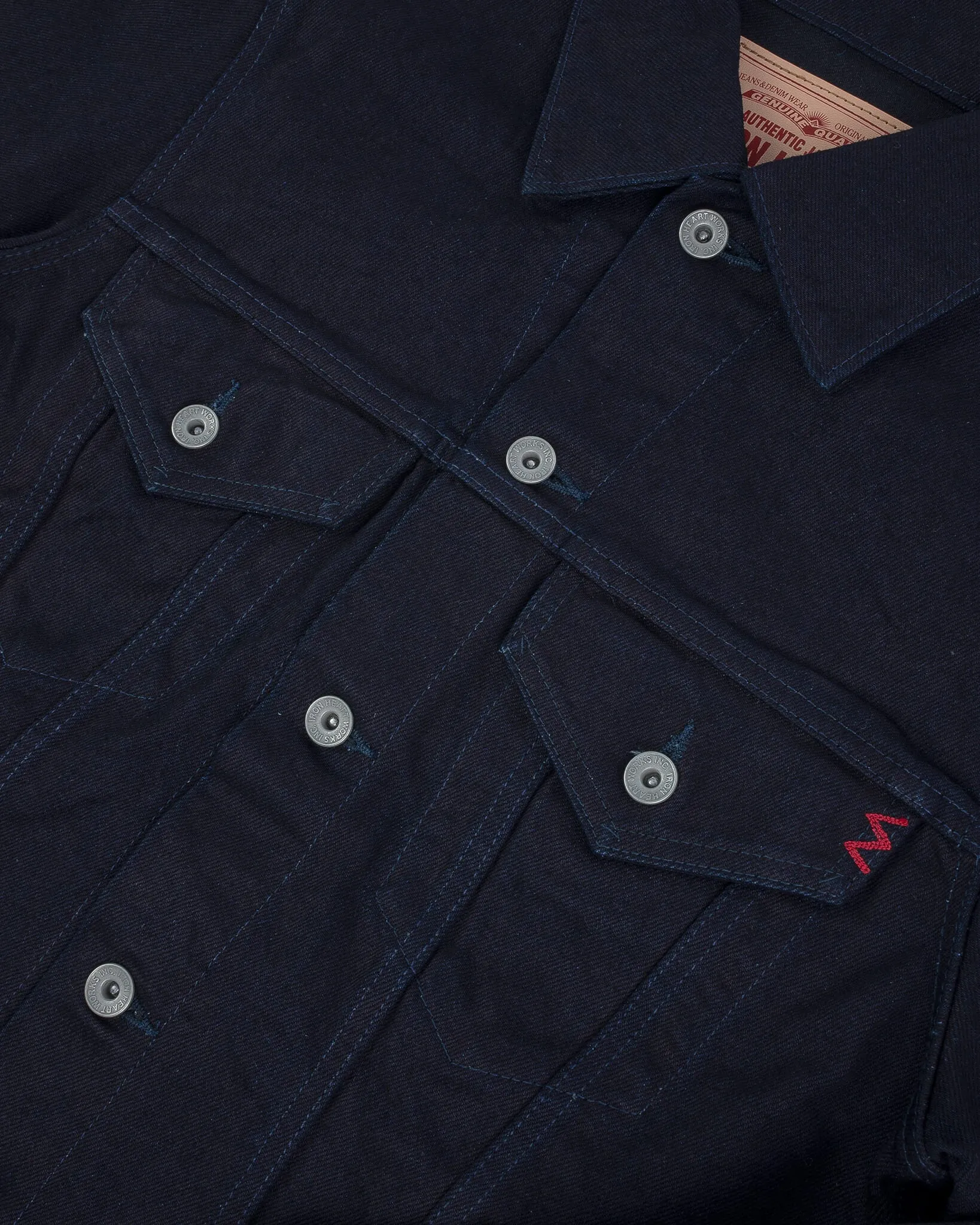 14oz Selvedge Denim Modified Type III Jacket -  Indigo/Black