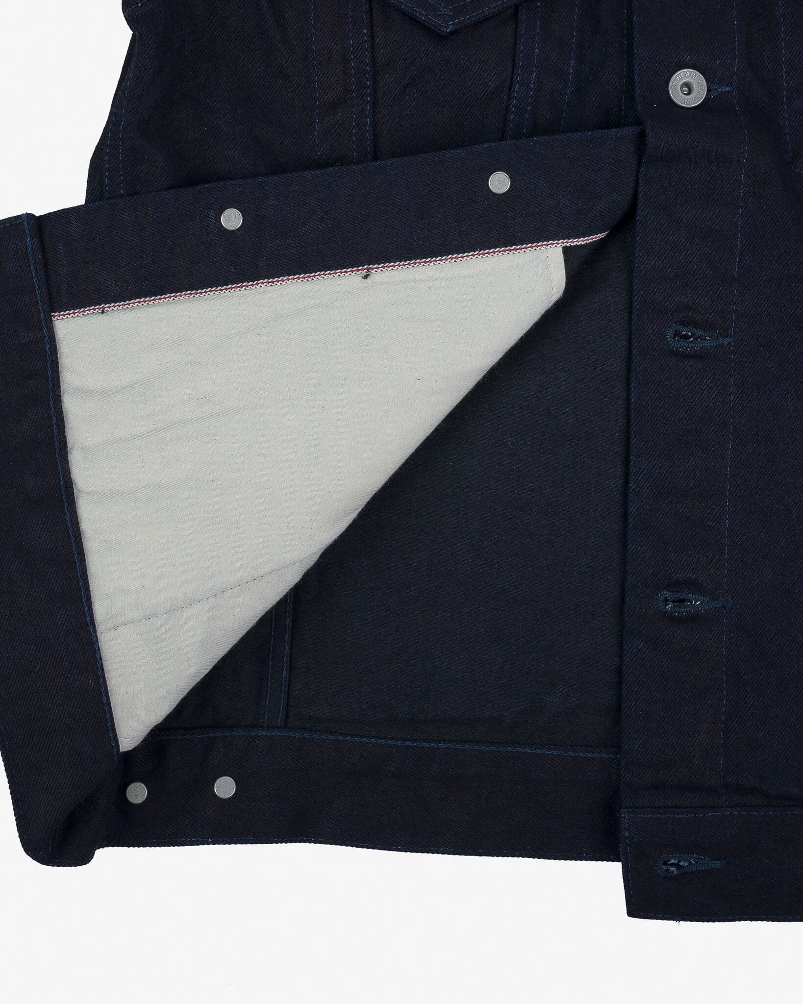 14oz Selvedge Denim Modified Type III Jacket -  Indigo/Black