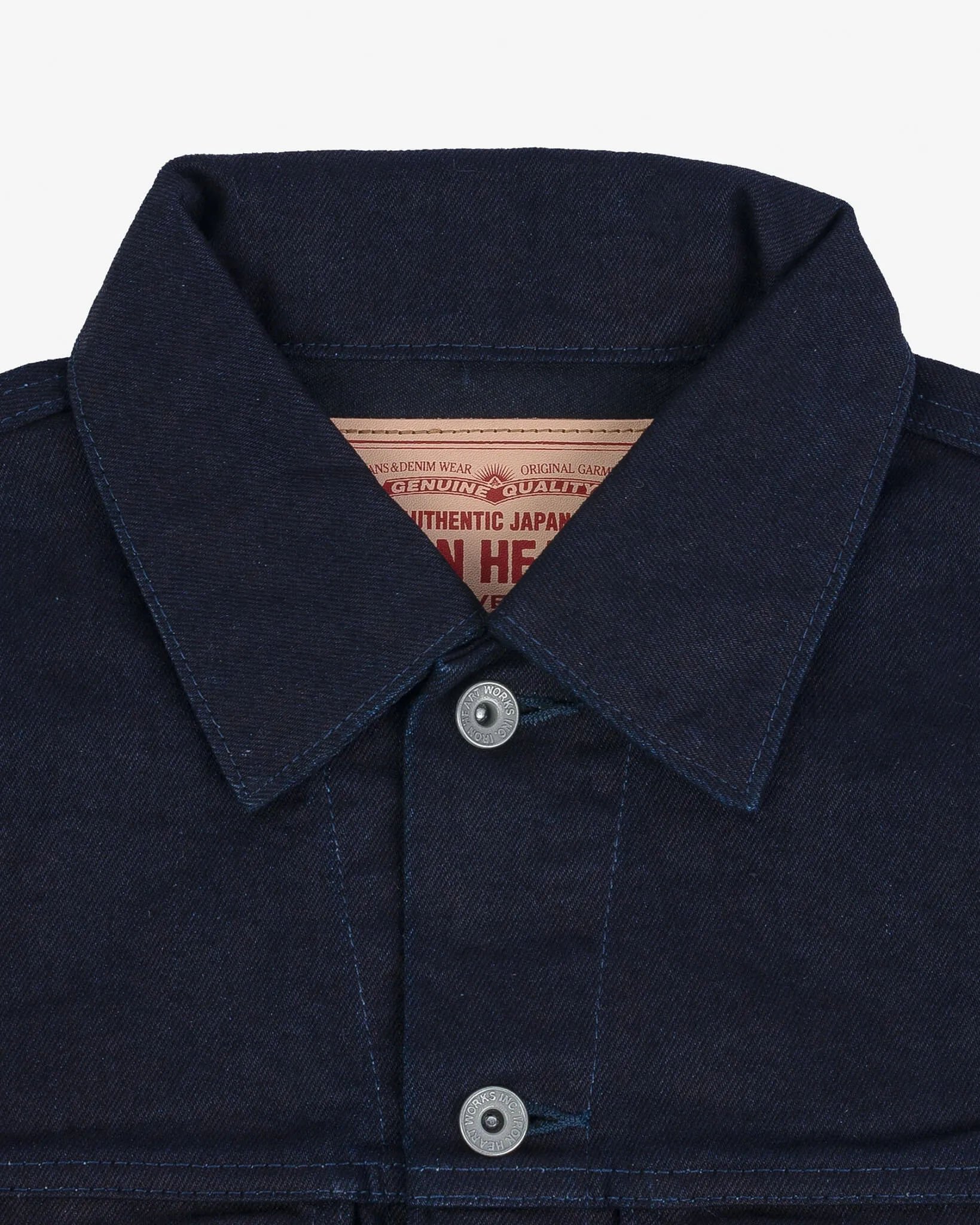 14oz Selvedge Denim Modified Type III Jacket -  Indigo/Black