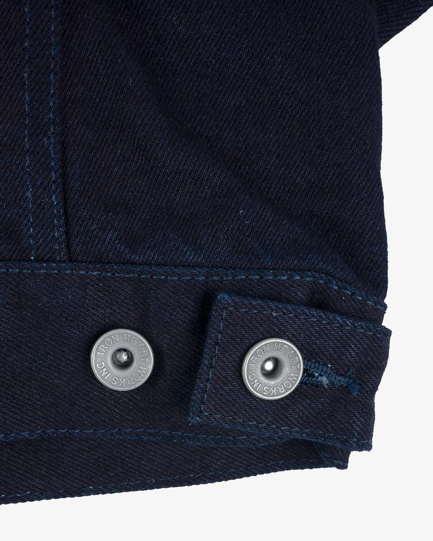 14oz Selvedge Denim Modified Type III Jacket -  Indigo/Black
