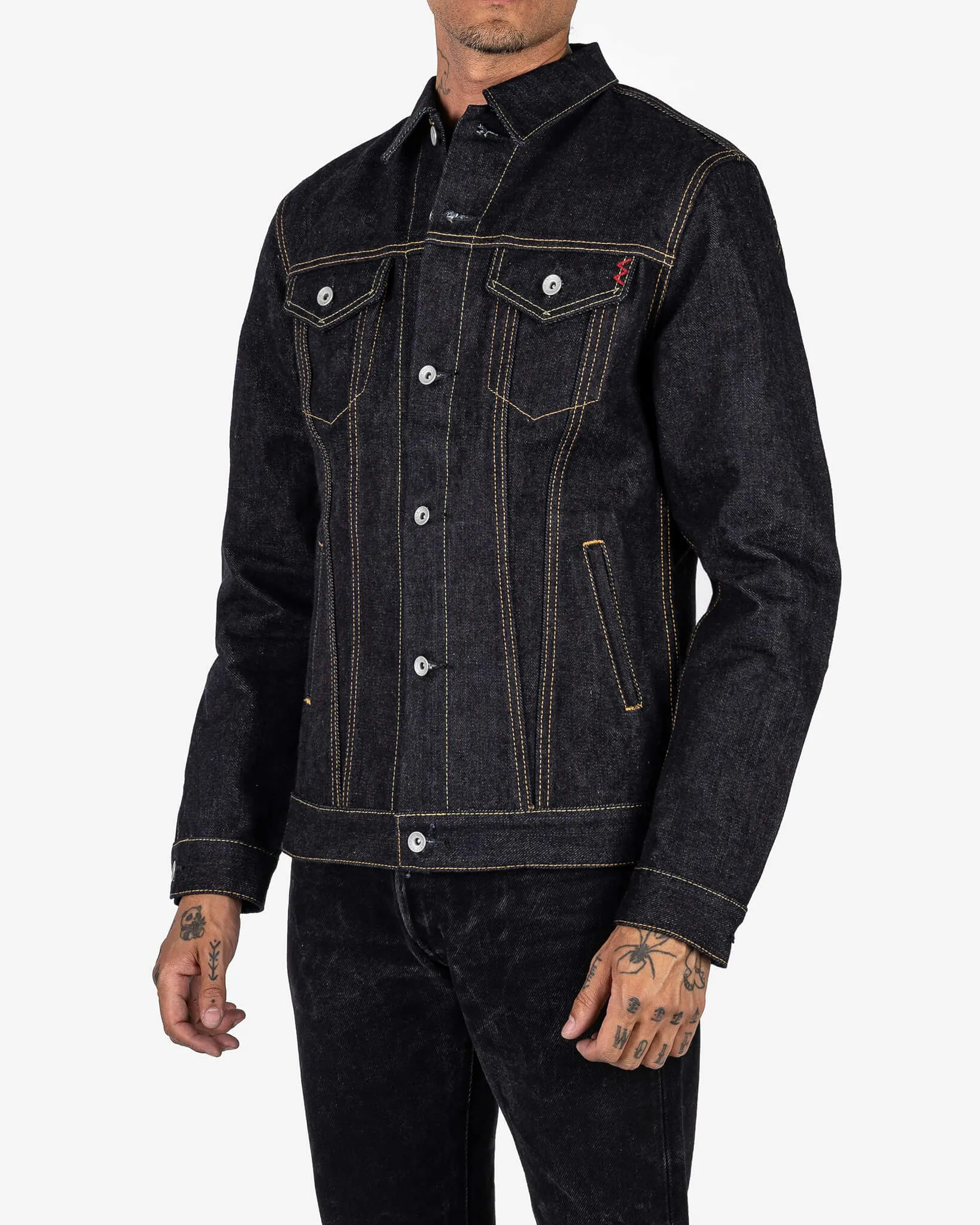 19oz Left-Hand Twill Selvedge Denim Type III Jacket - Indigo