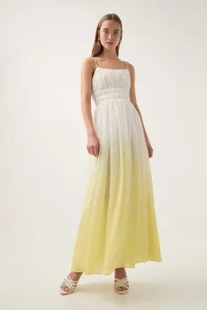 Acapella Ruched Midi Dress
