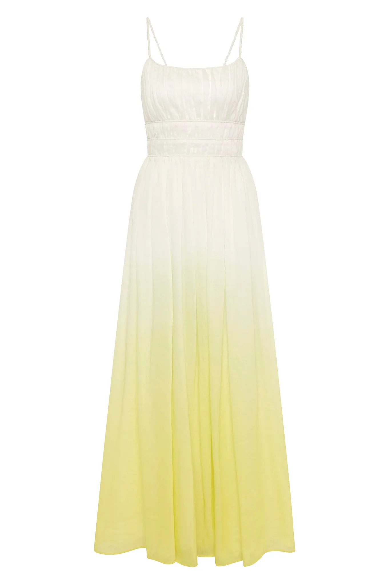 Acapella Ruched Midi Dress