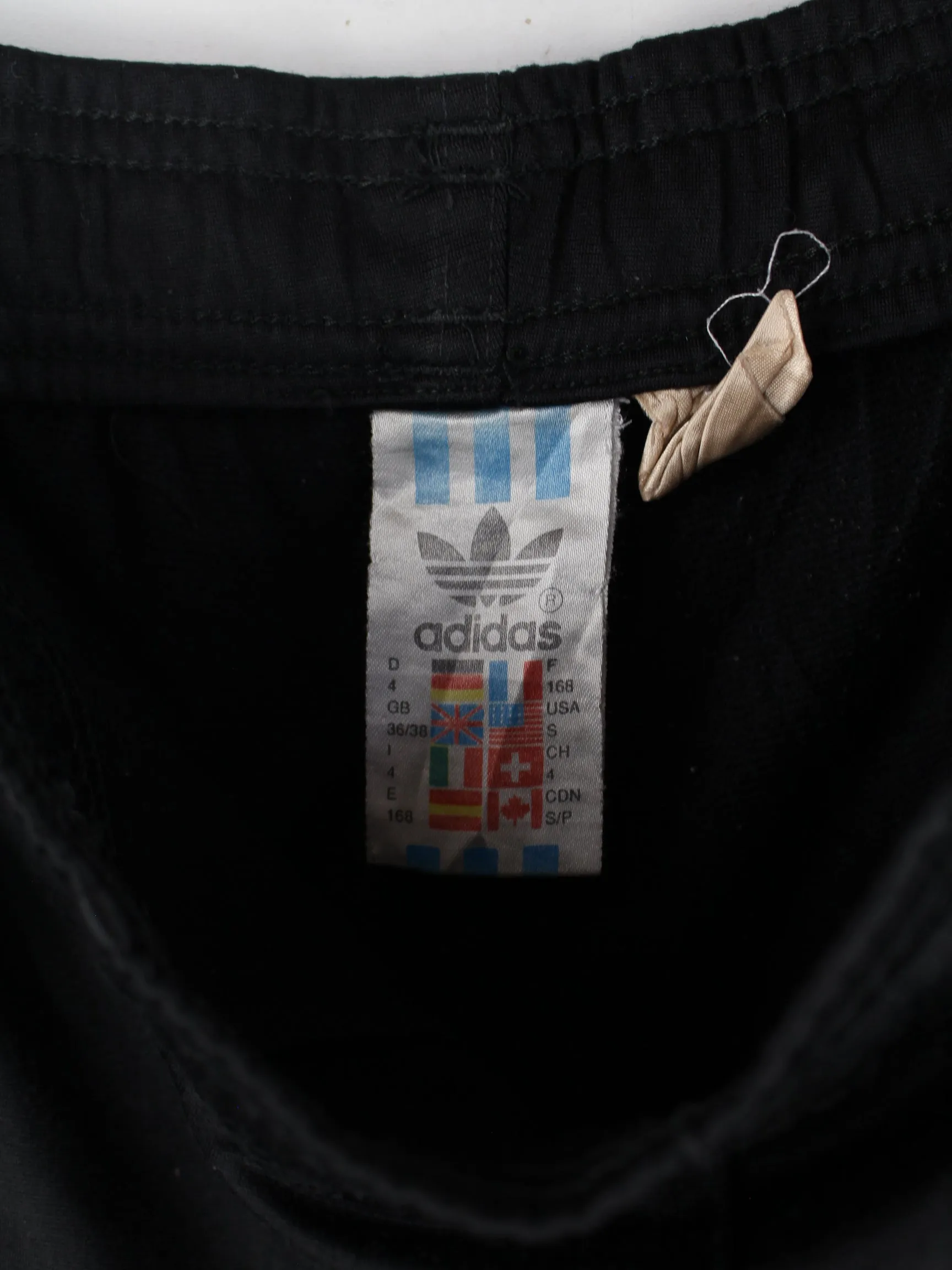 Adidas 90s Vintage Trefoil 3-Stripes Track Pants Schwarz S