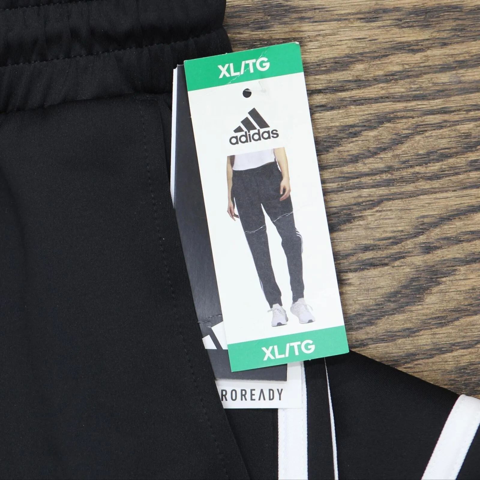 Adidas Ladies 3 Stripe Aeroready Active Jogger Pants 1784333