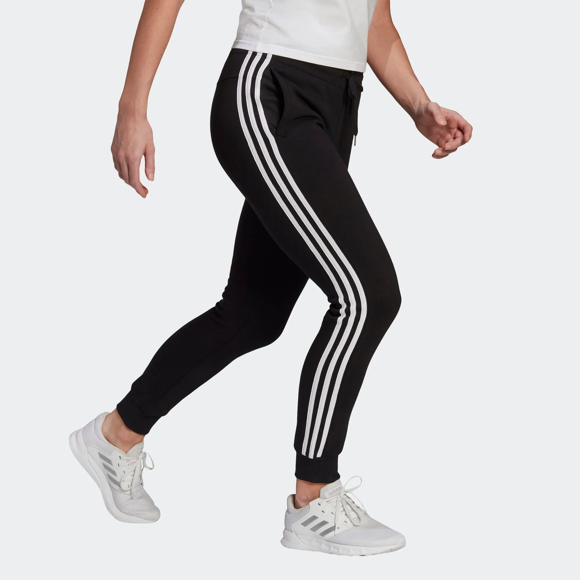 ADIDAS WOMEN'S 3 STRIPE FLEECE PANT