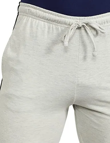 Amazon Brand - Symbol Men's Regular Track Pants (KTRK-02_Ecru Mel_M)