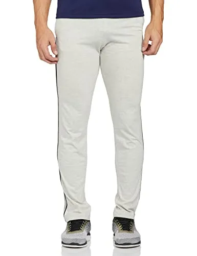 Amazon Brand - Symbol Men's Regular Track Pants (KTRK-02_Ecru Mel_M)