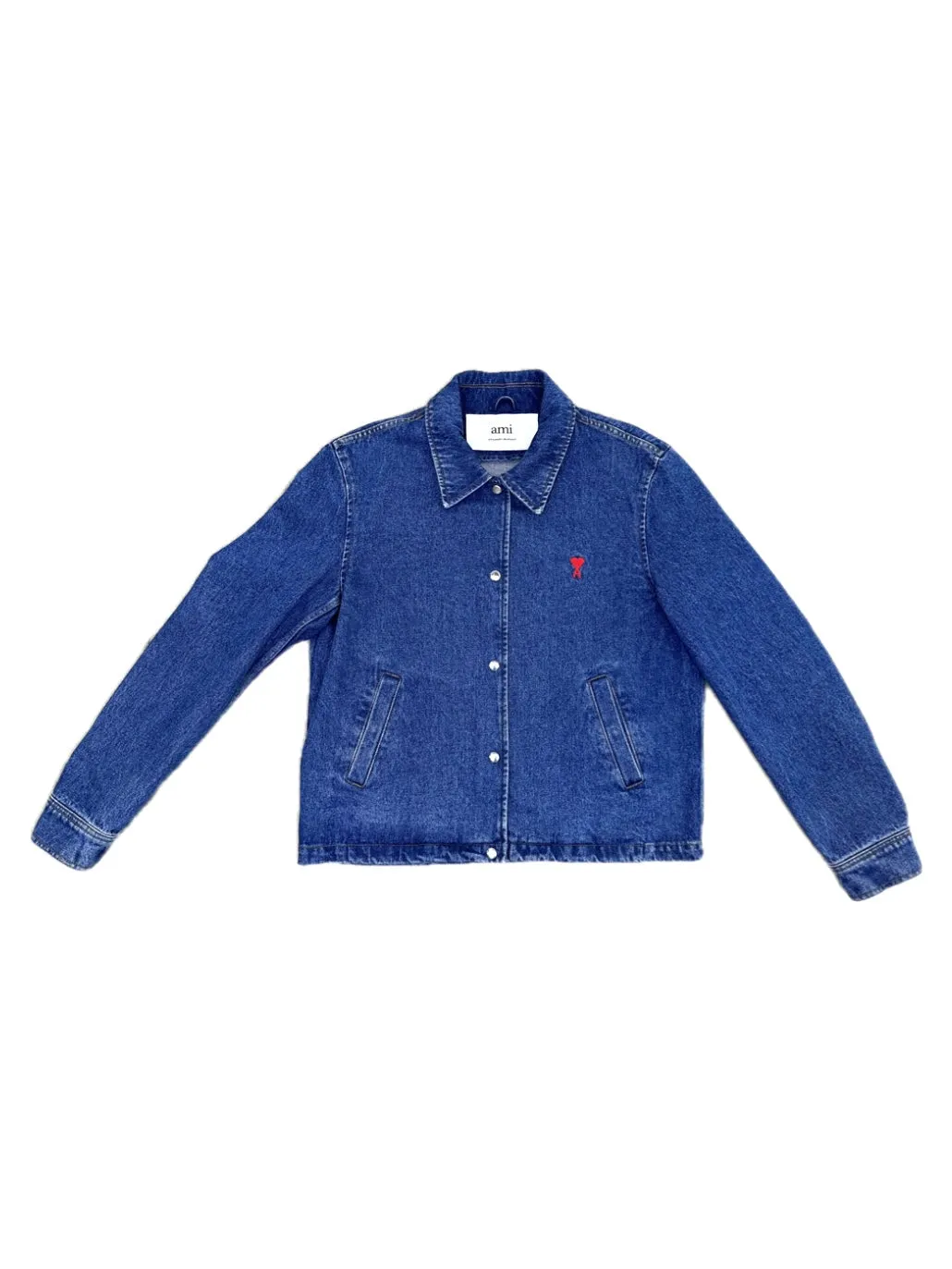 Ami Paris De Cœur Denim Jacket
