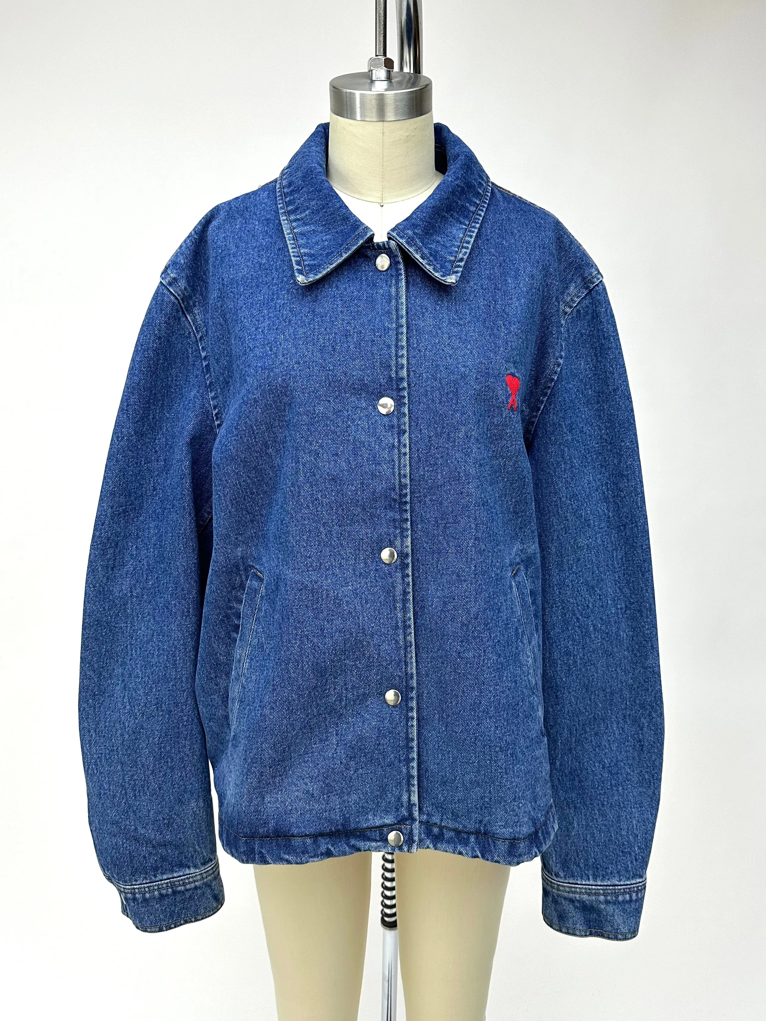 Ami Paris De Cœur Denim Jacket