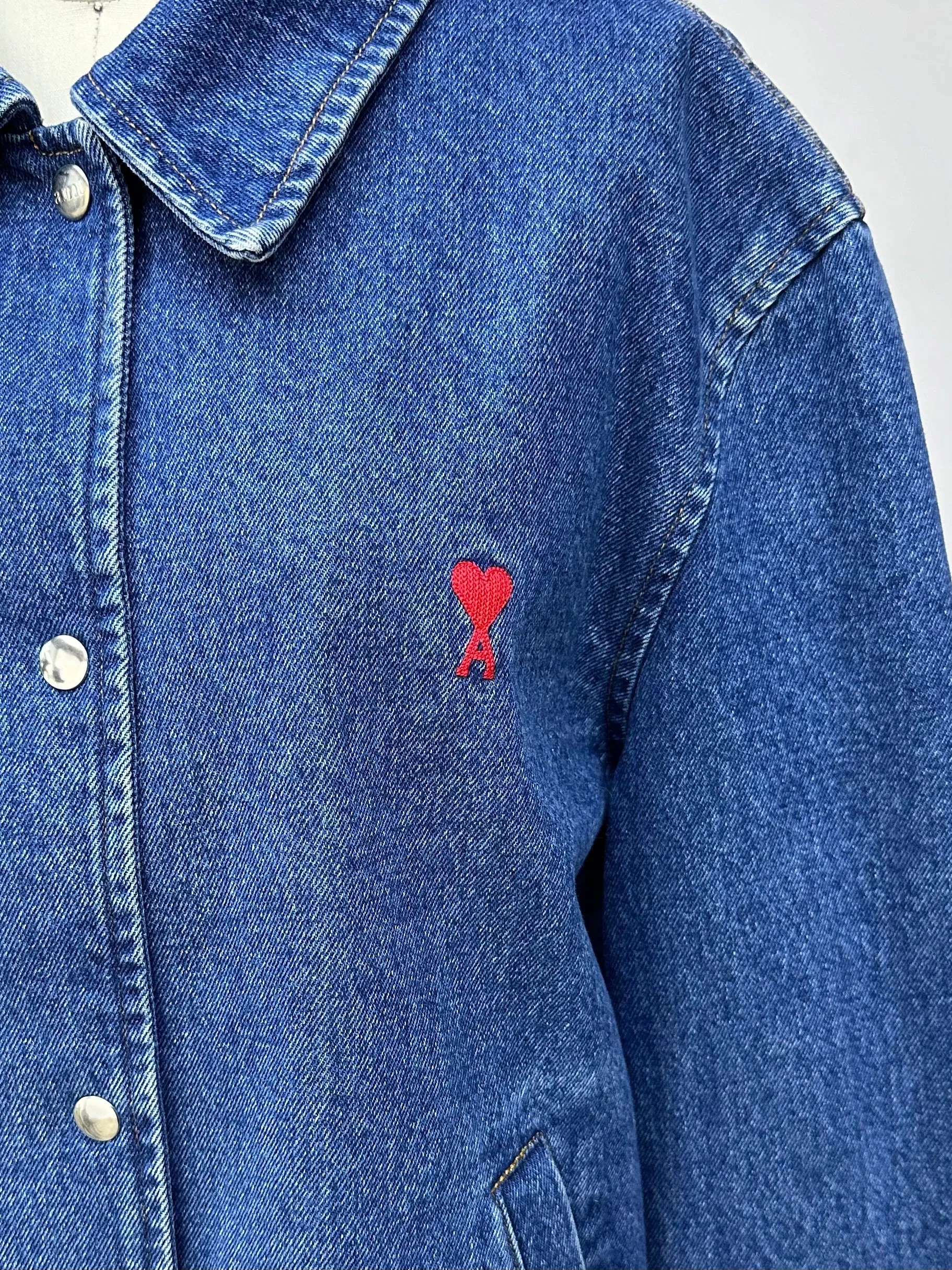 Ami Paris De Cœur Denim Jacket