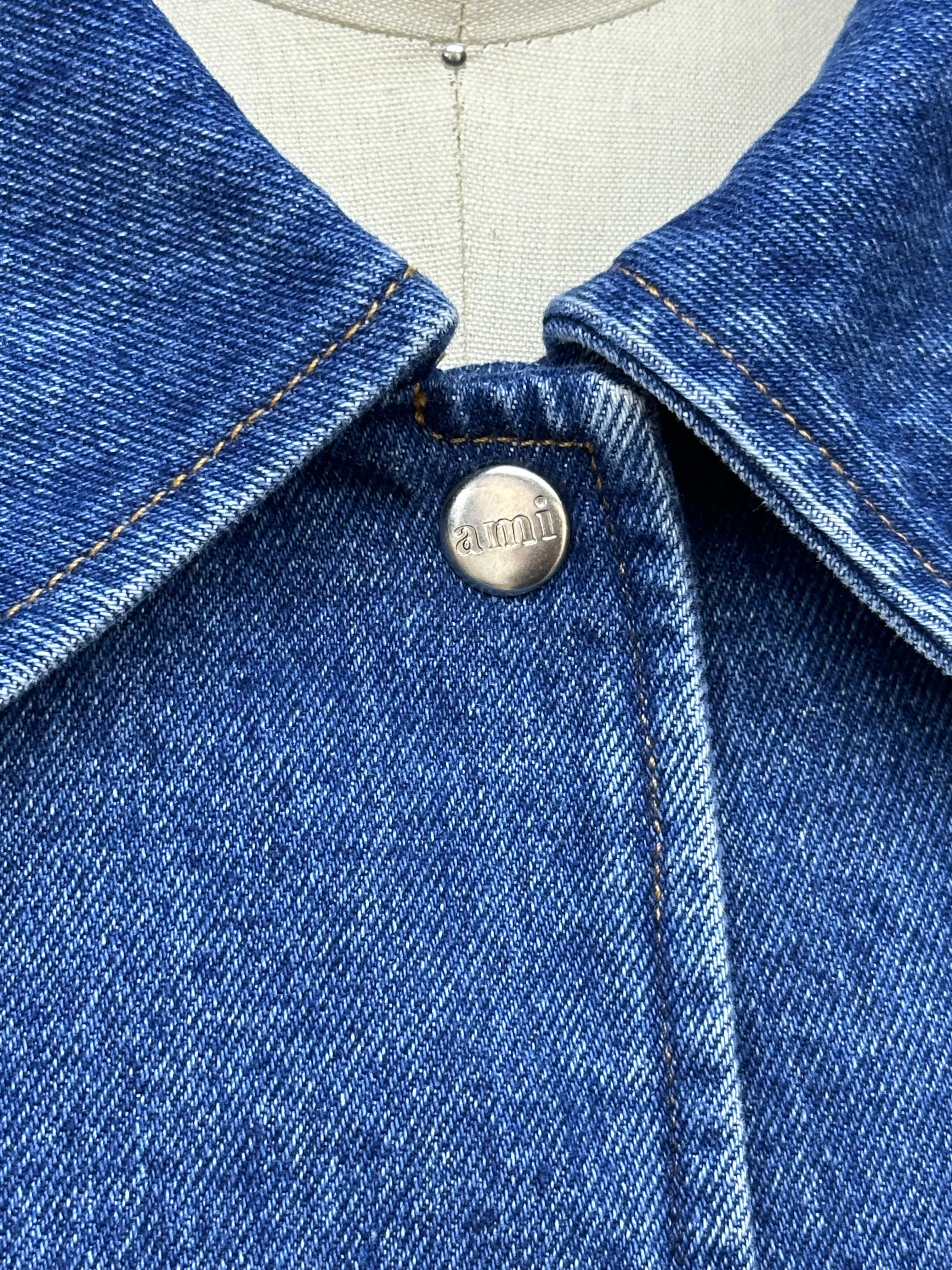 Ami Paris De Cœur Denim Jacket