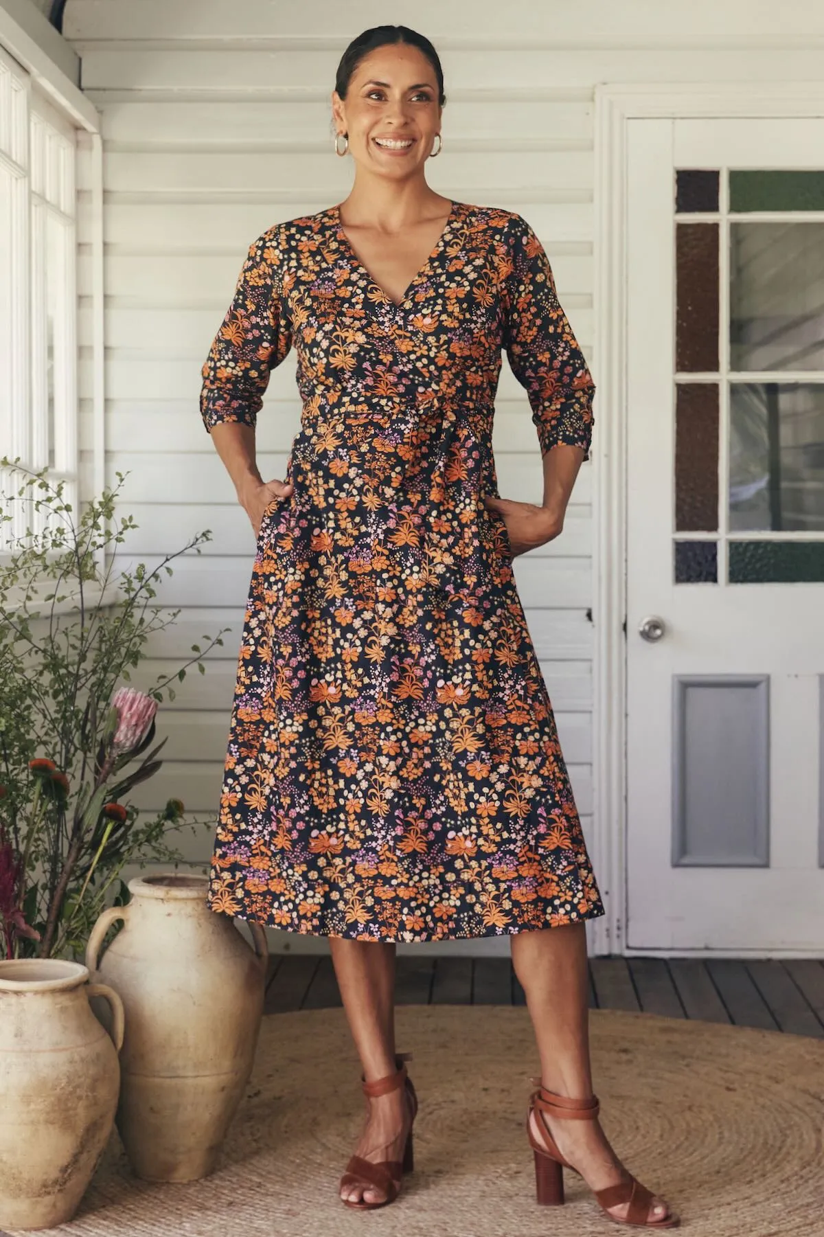 Angelica Wrap Dress - Tigerlily