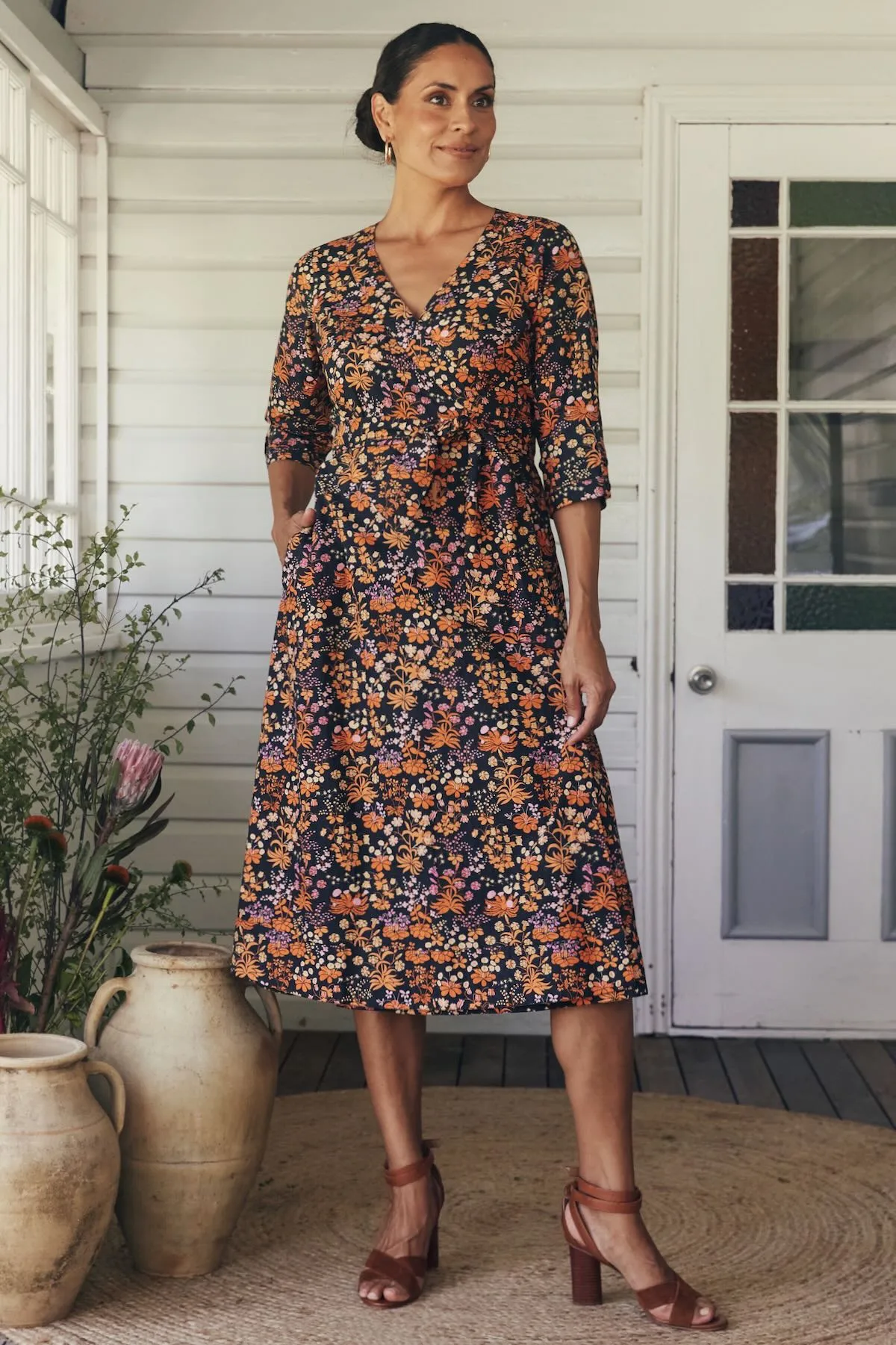 Angelica Wrap Dress - Tigerlily