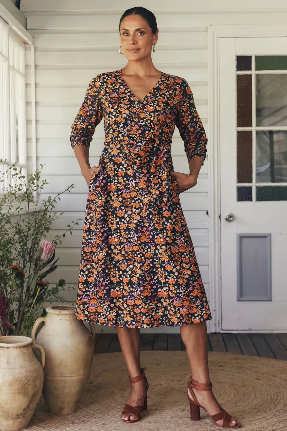 Angelica Wrap Dress - Tigerlily