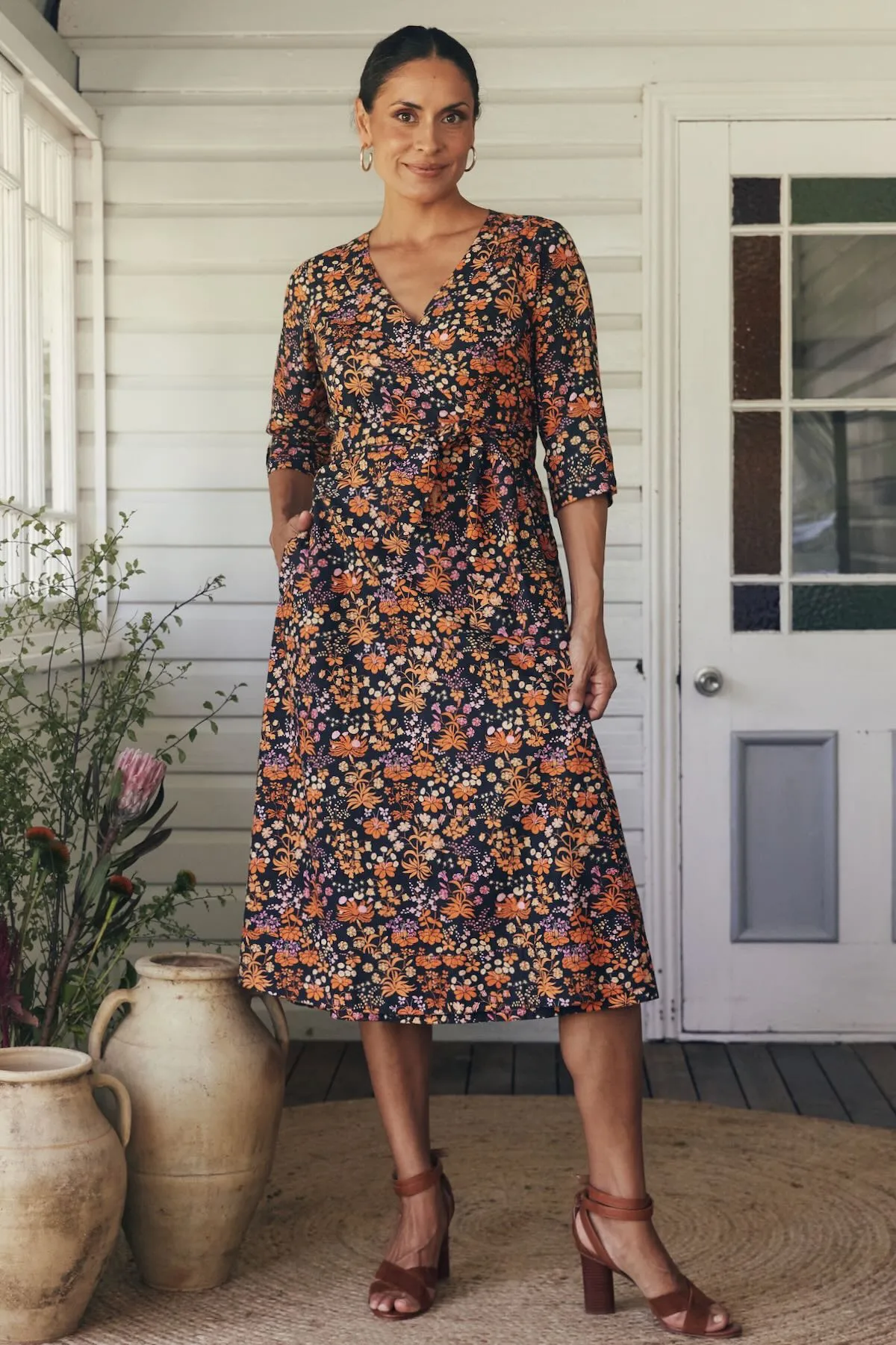 Angelica Wrap Dress - Tigerlily