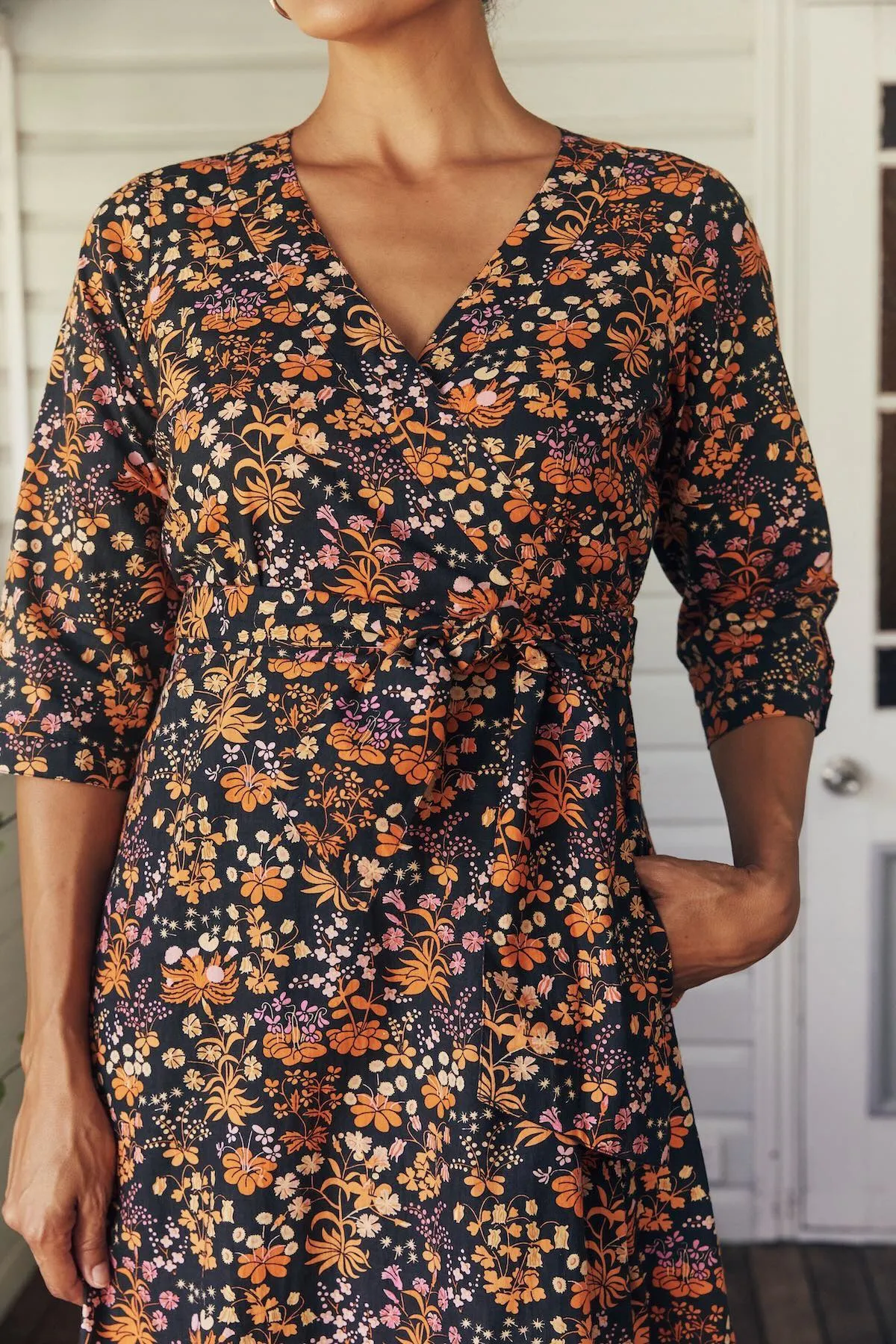 Angelica Wrap Dress - Tigerlily
