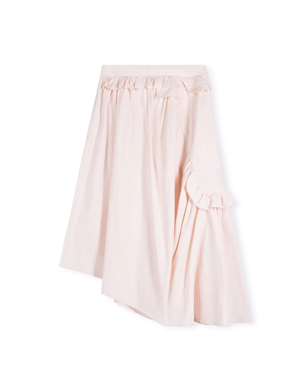 Ardo -Poplin Asymmetric Skirt