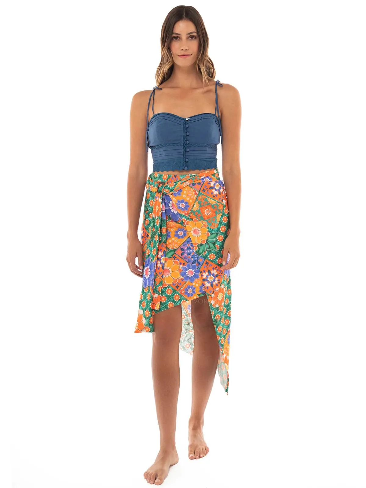 Ariel Crop-Zen Skirt ::RET
