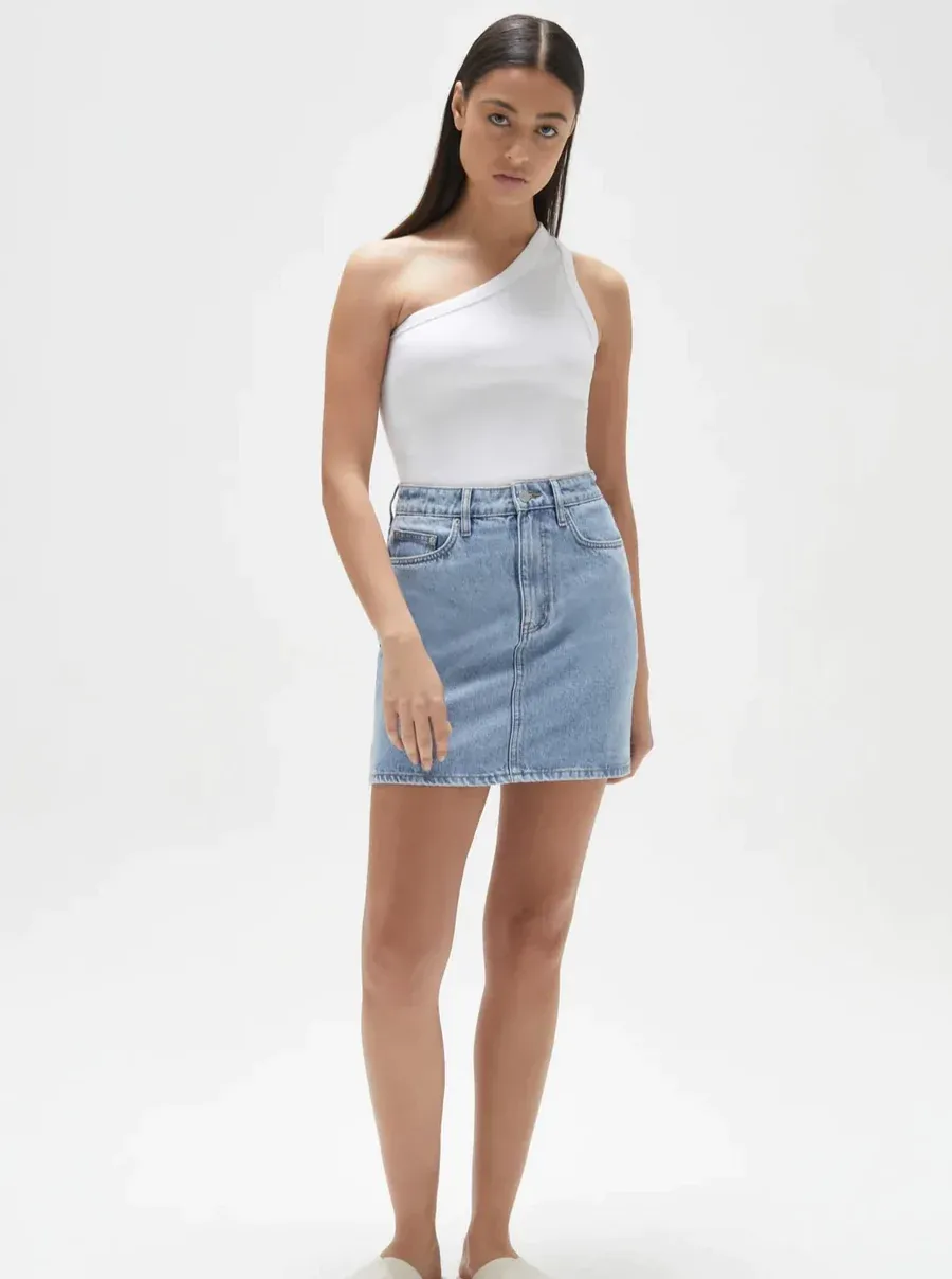 Asymetrical Jersey Tank - Multiple Colours