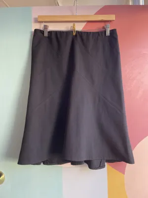 Asymmetric Stitch Detail Skirt