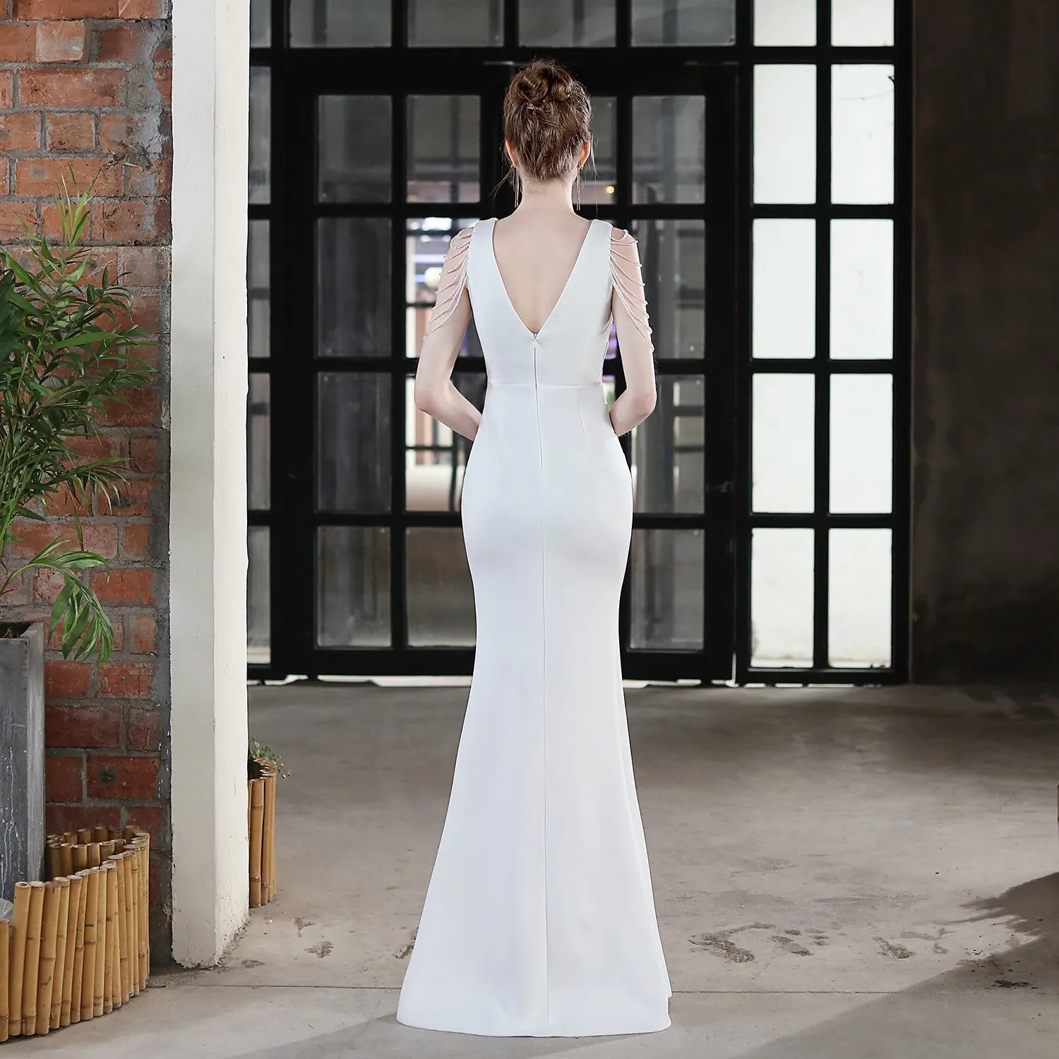 Ava Cowl Stylish Neck Formal Dress