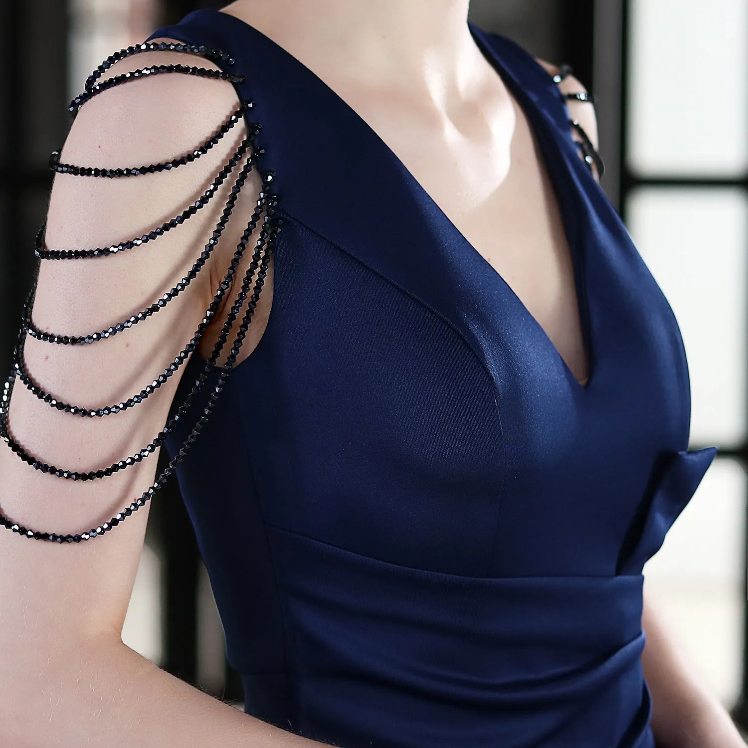 Ava Cowl Stylish Neck Formal Dress