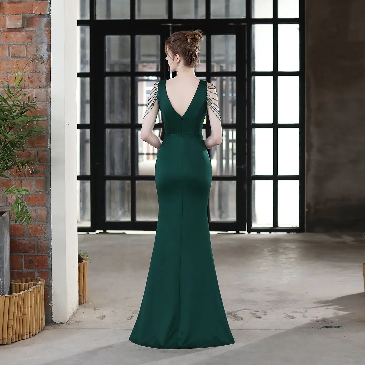 Ava Cowl Stylish Neck Formal Dress