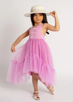 Averie Dress in Bright Orchid