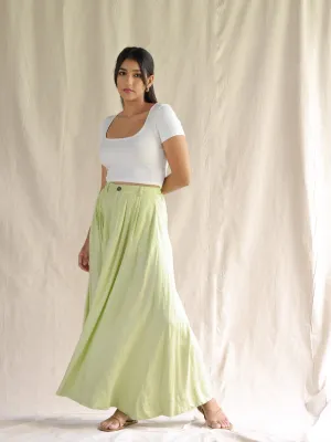 Back Elasticated Maxi Skirt