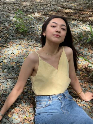 Back-To-Back Twist Cami in Butter
