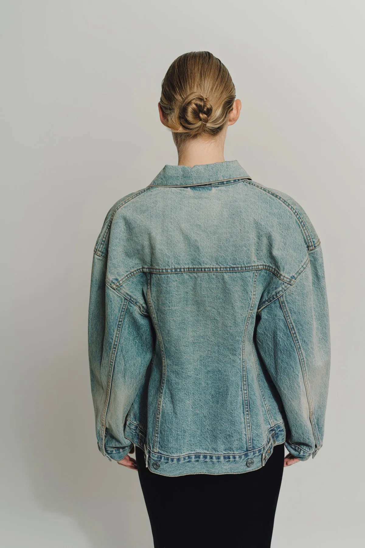BALENCIAGA | DENIM HOURGLASS JACKET