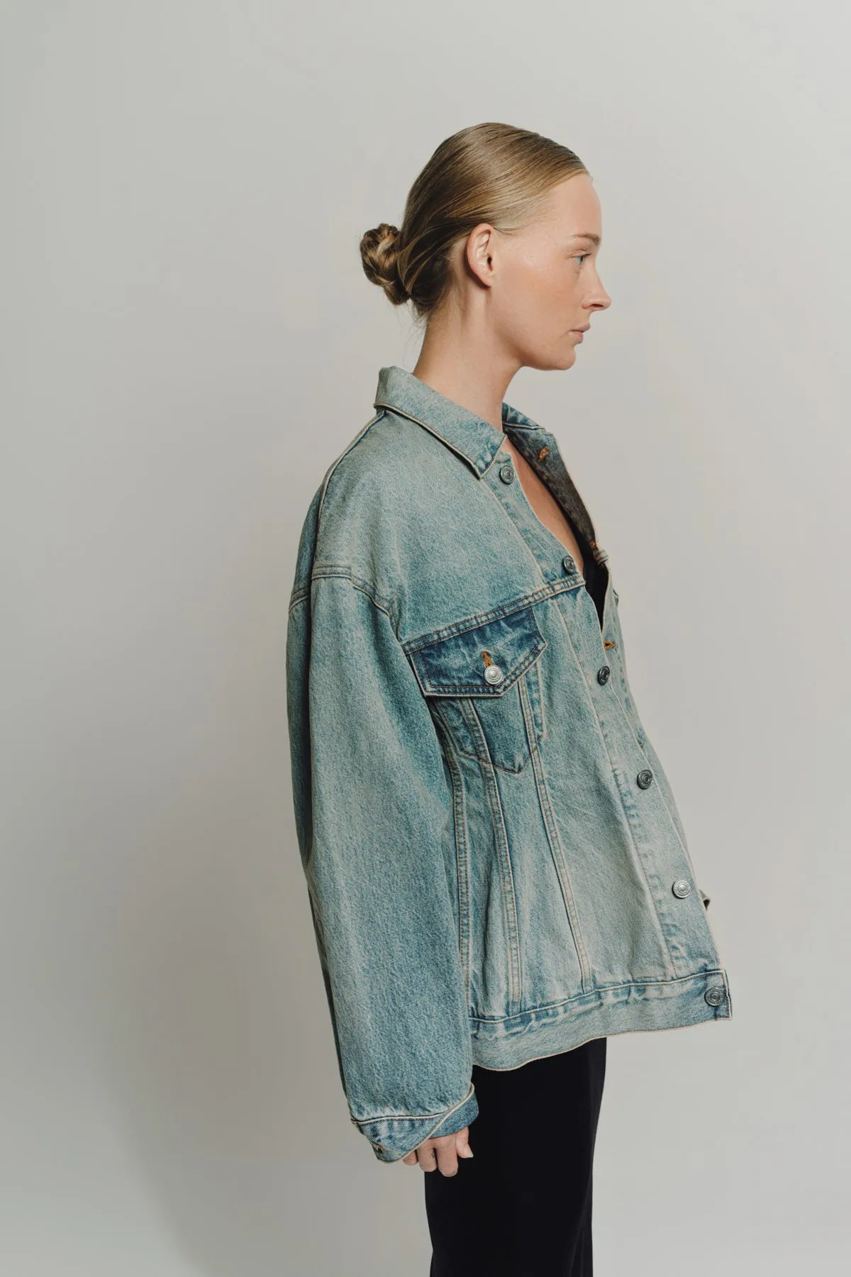 BALENCIAGA | DENIM HOURGLASS JACKET