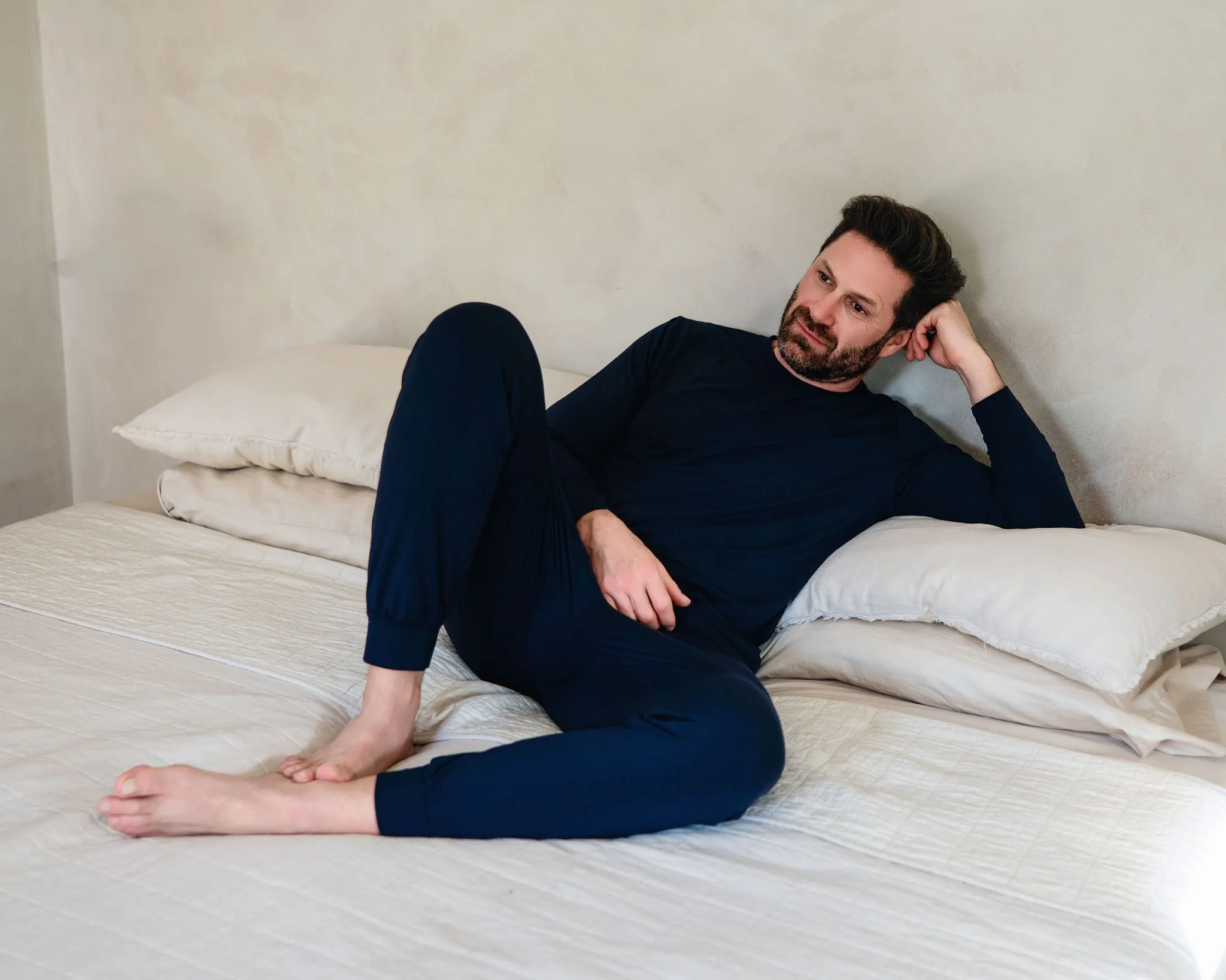 Bamboo Long-Sleeve Tee   Jogger Set