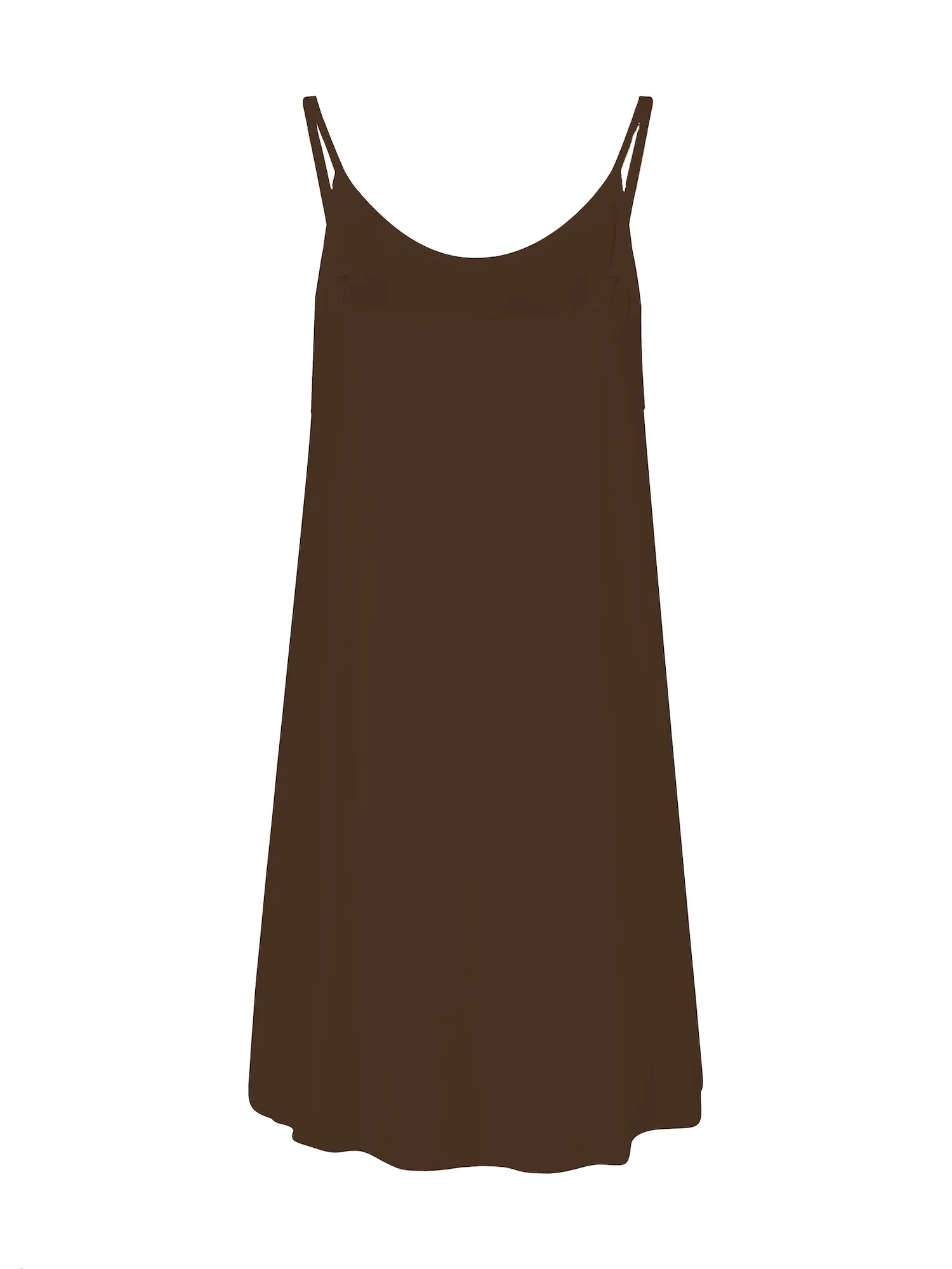 Bamboo Swing Dress - Cocoa