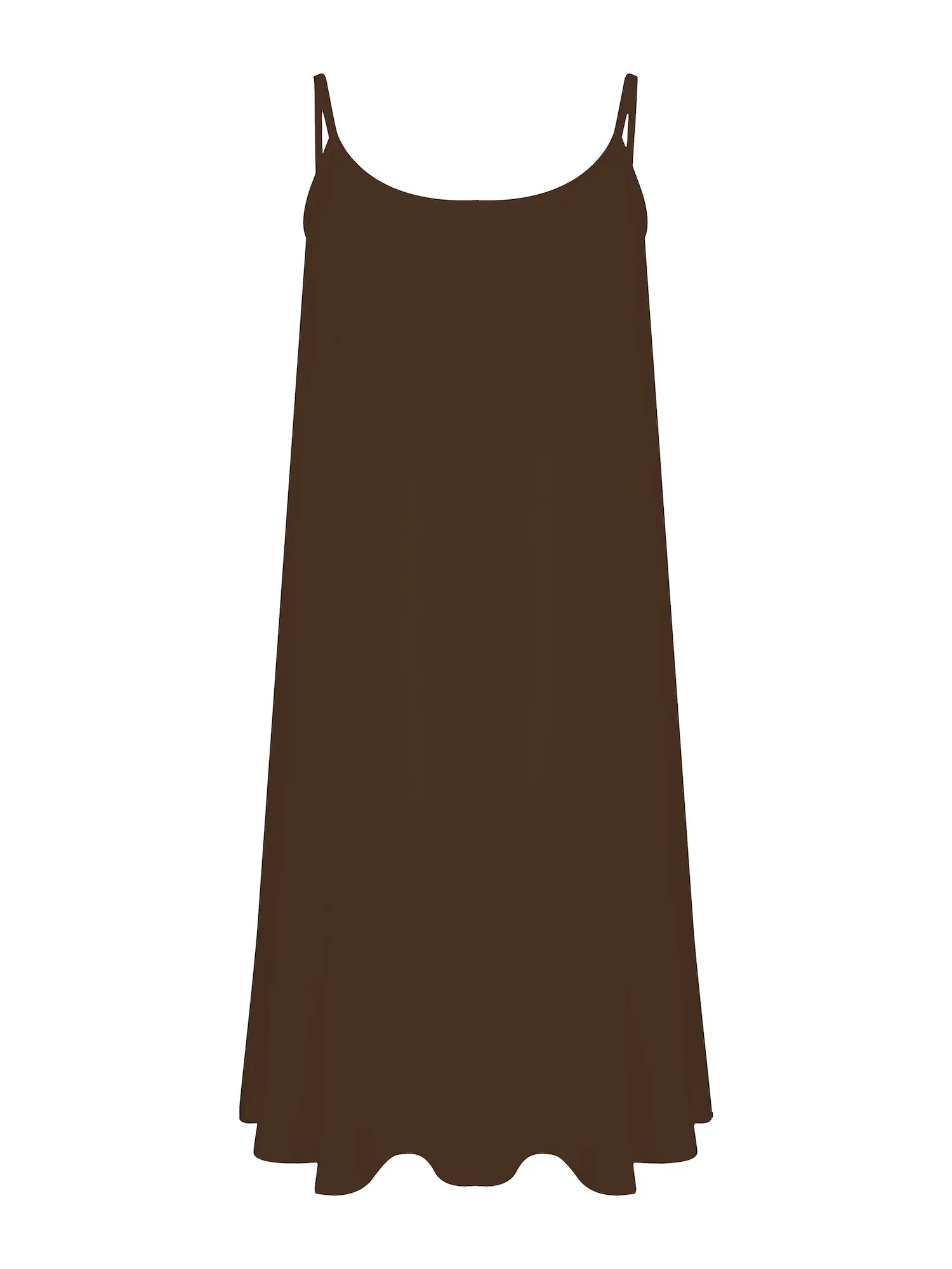 Bamboo Swing Dress - Cocoa
