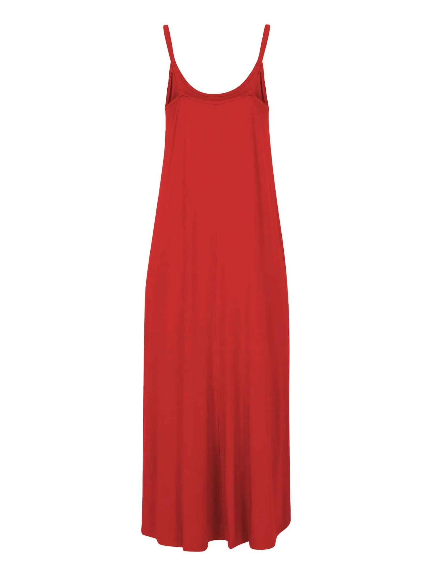 Bamboo Swing Maxi Dress - Chili Pepper