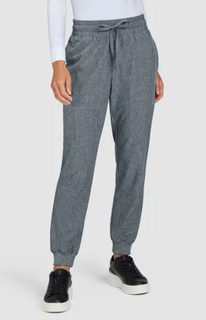 Basics 741 Gemma Jogger Pants Heather Grey