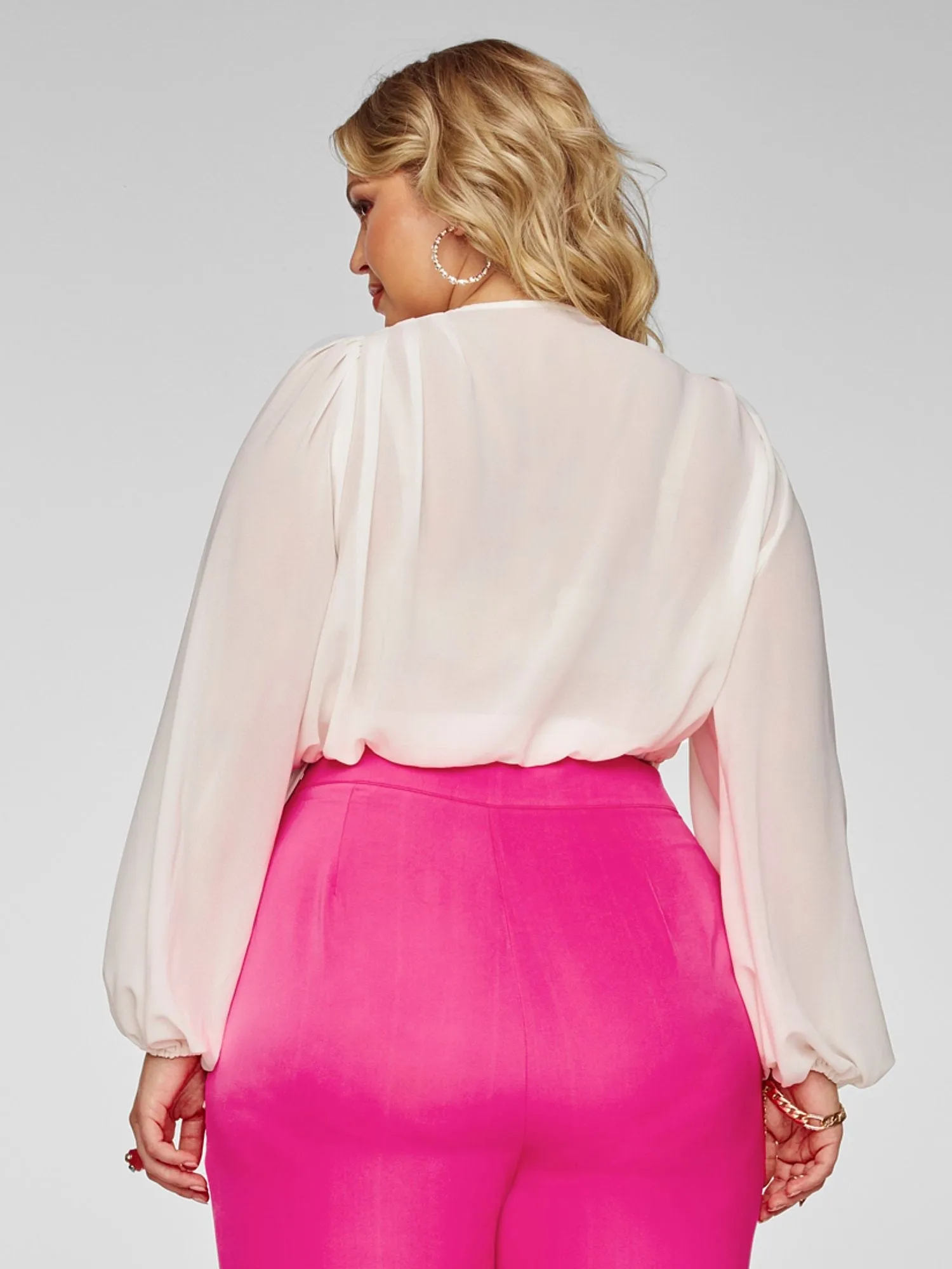 Beatrice Surplice Cropped Top