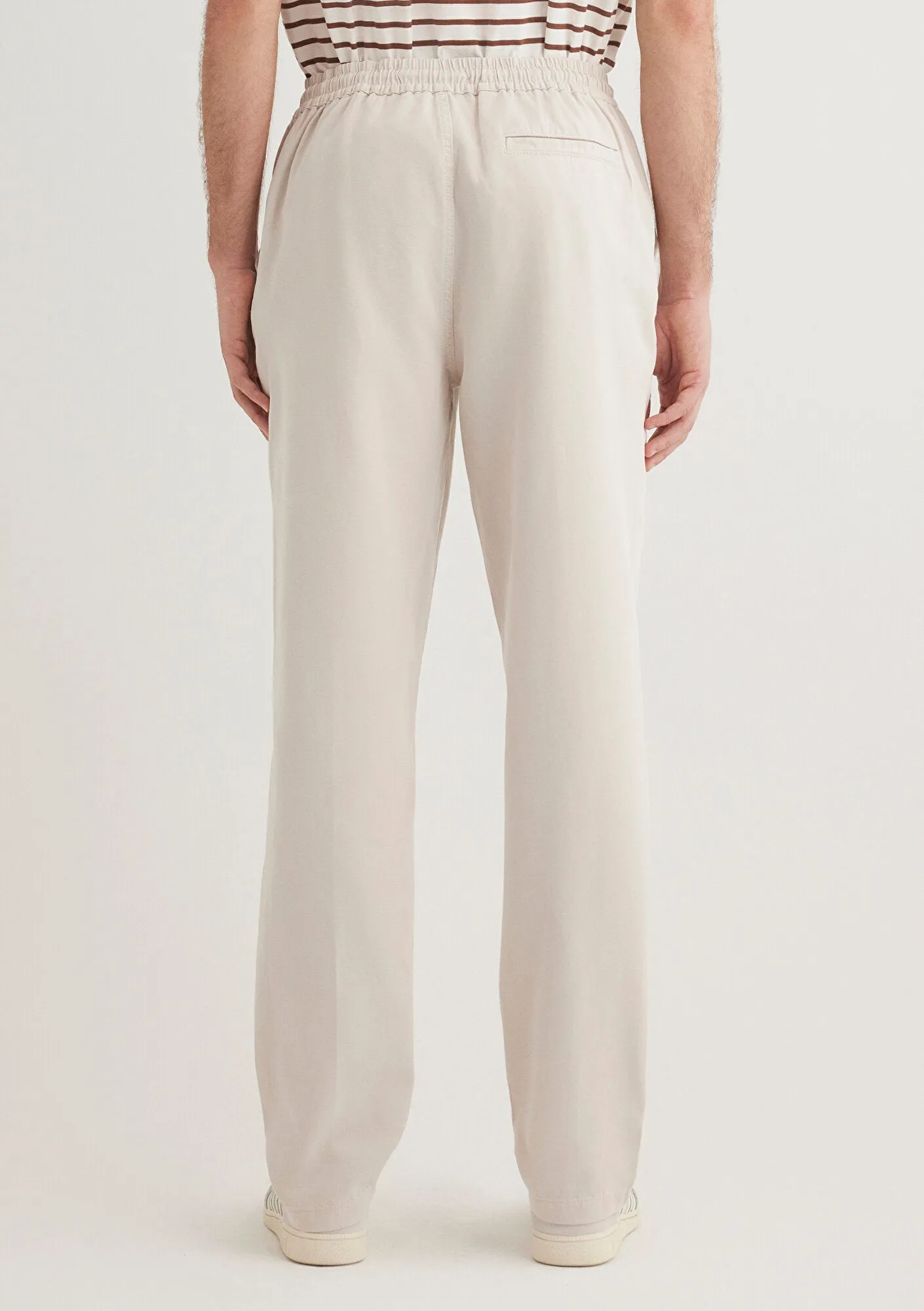 Beige Jogger Pants