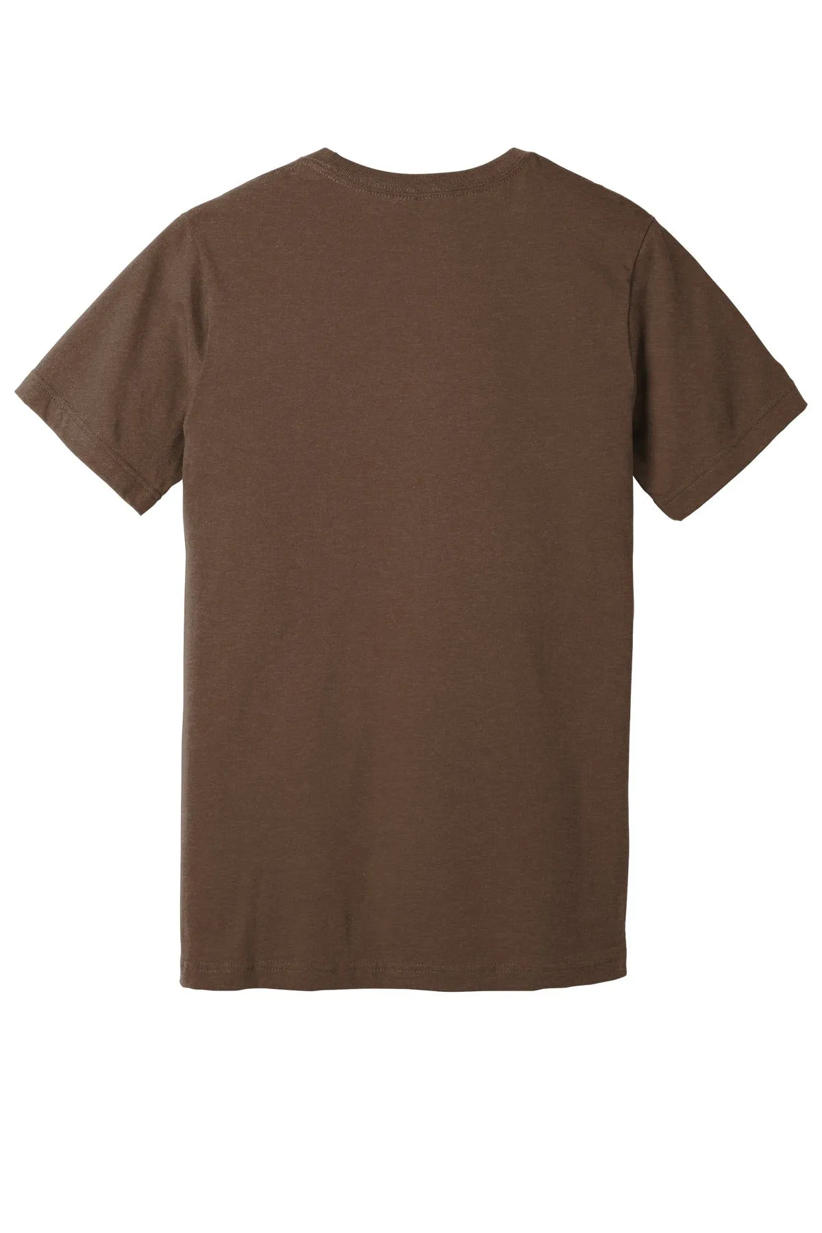 BELLA CANVAS  Unisex Heather CVC Short Sleeve Tee. BC3001CVC Heather Brown