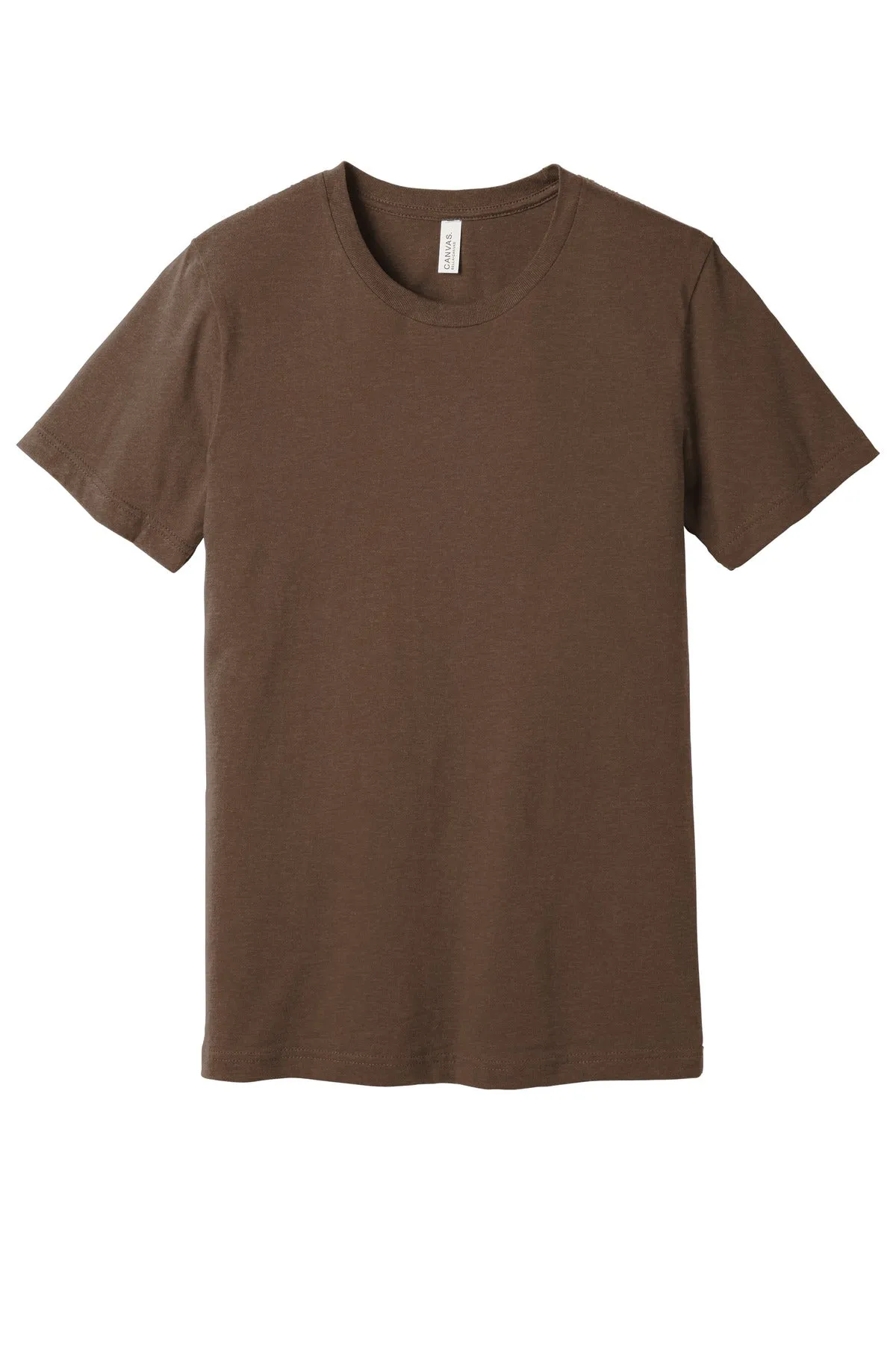 BELLA CANVAS  Unisex Heather CVC Short Sleeve Tee. BC3001CVC Heather Brown
