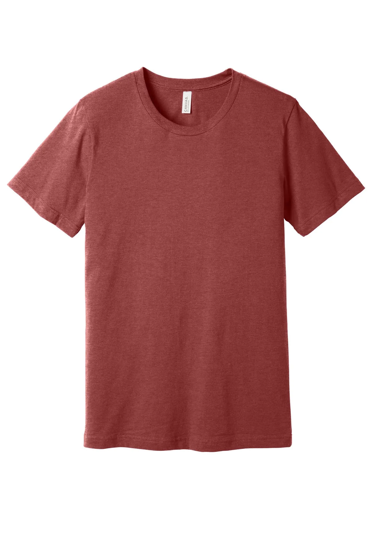 BELLA CANVAS  Unisex Heather CVC Short Sleeve Tee. BC3001CVC Heather Canvas Red