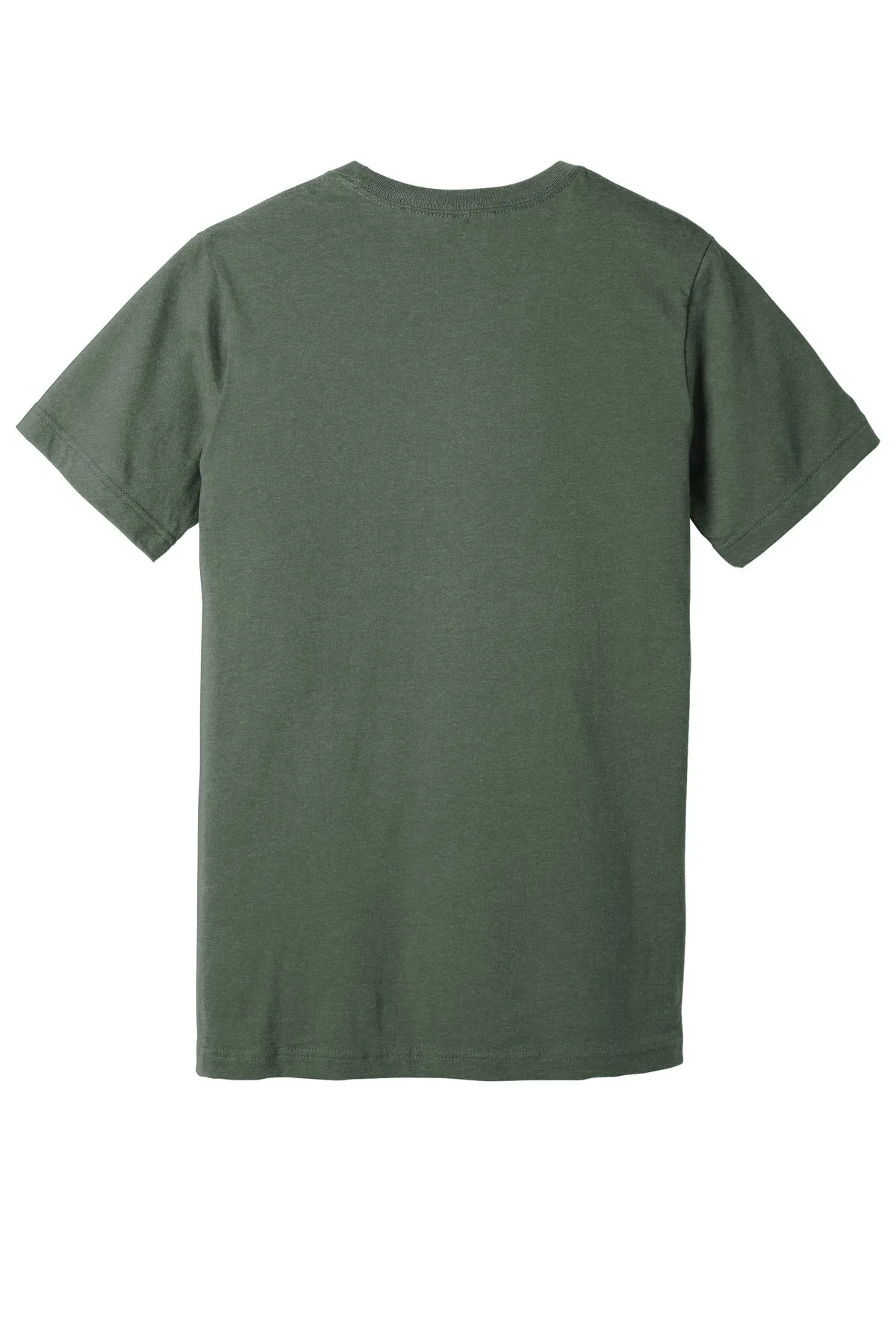 BELLA CANVAS  Unisex Heather CVC Short Sleeve Tee. BC3001CVC Heather Military Green